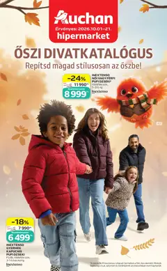 Auchan Őszi ruha ajánlatok - amely érvényes a következő dátumtól: 2026.10.01.