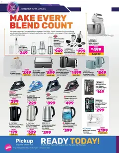 Game specials catalogue – valid from 21/07/2026 | Page: 18 | Products: Iron, Blender, Hair clipper, Nuts