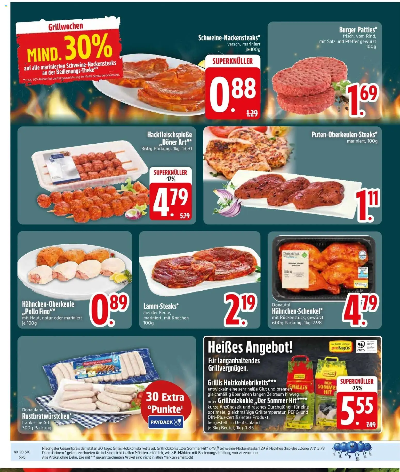 Edeka prospekt Weilheim In Oberbayern	 – gültig ab 10.05.2026 | Seite: 12 | Produkte: Burger, Salz, Pfeffer