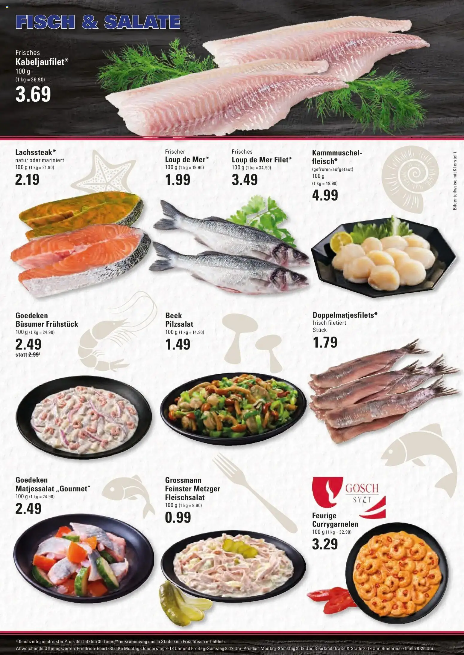 Edeka Prospekt Prisdorf (ab 19.10.2026) » Angebote Online | Seite: 6 | Produkte: Fisch, Bilder, Uhr
