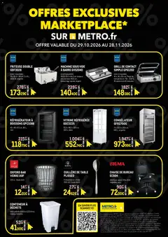 METRO - Prévisualisation de METRO Offres exclusives Marketplace valide à partir de 29/10/2026