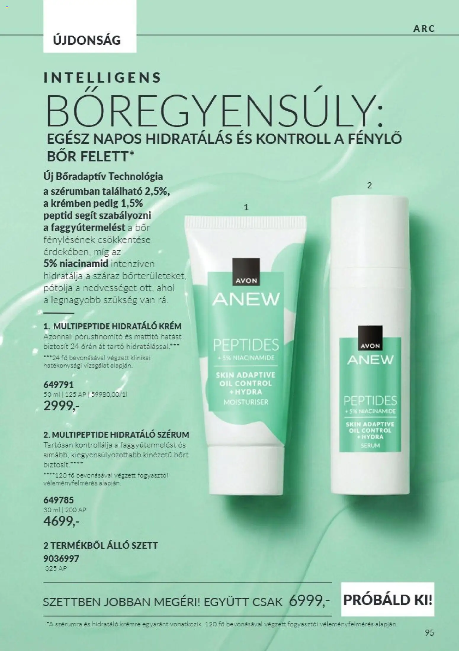 Avon akciós ujság - amely érvényes a következő dátumtól: 2026.11.01. | Oldal: 95 | Termékek: Krém, Tartó, Bor, Szérum