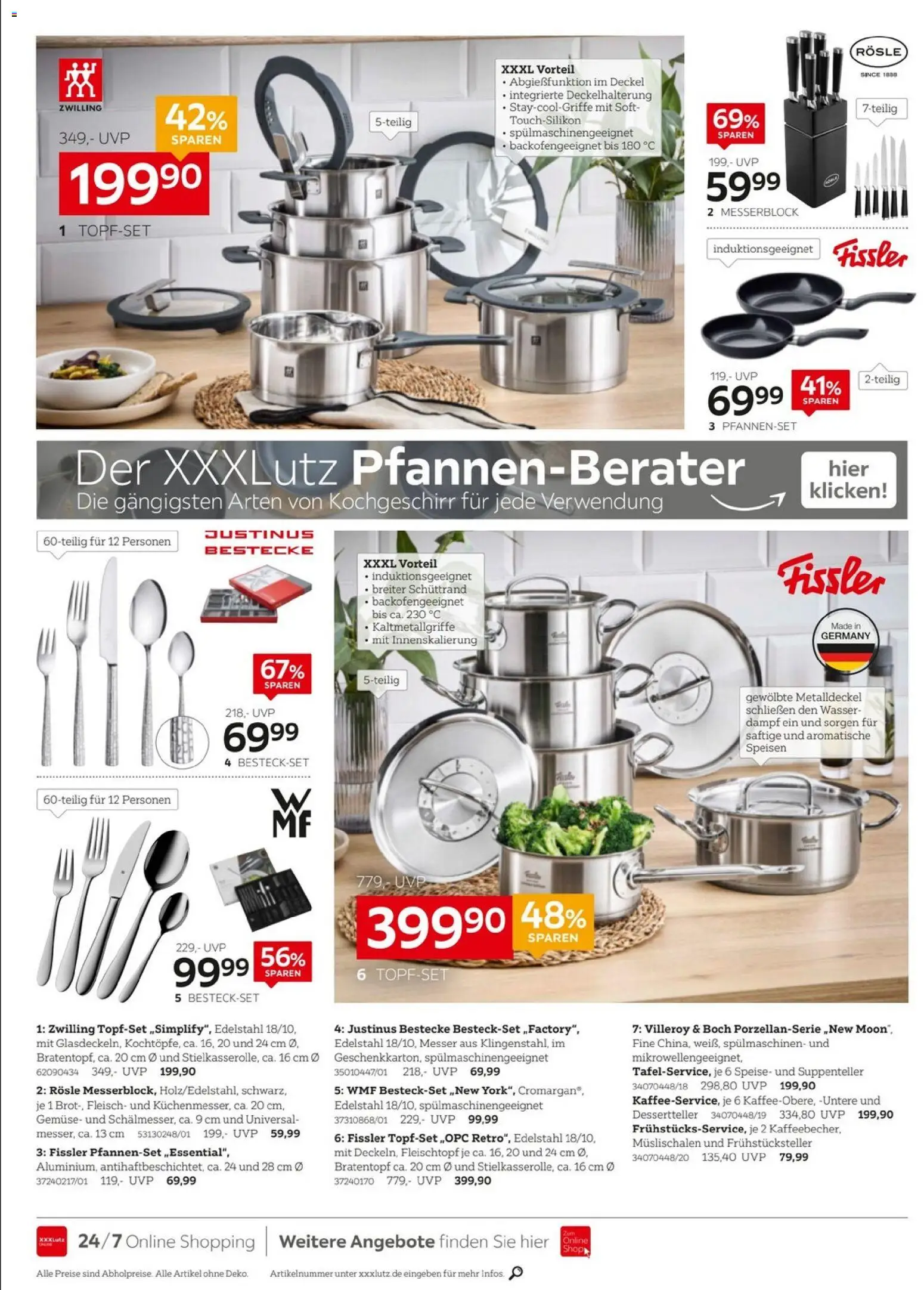 XXXLutz Jubiläum – gültig ab 11.07.2026 | Seite: 16 | Produkte: Wasser, Gemüse, Fleisch