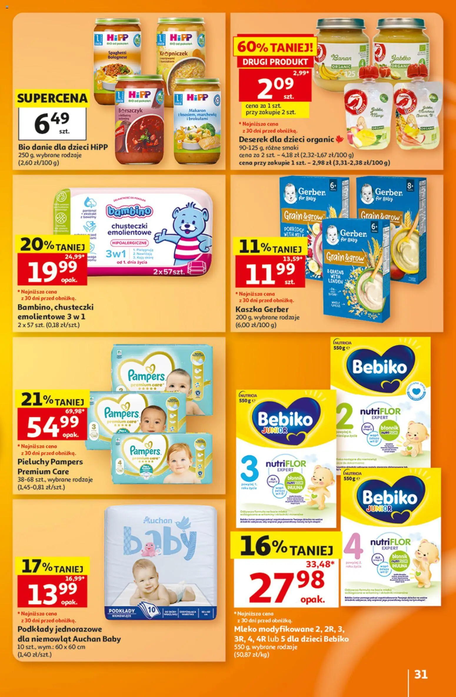 Auchan gazetka - Hipermarket od 08.10.2026 | Strona: 31 | Produkty: Spaghetti, Waga, Mleko, Makaron