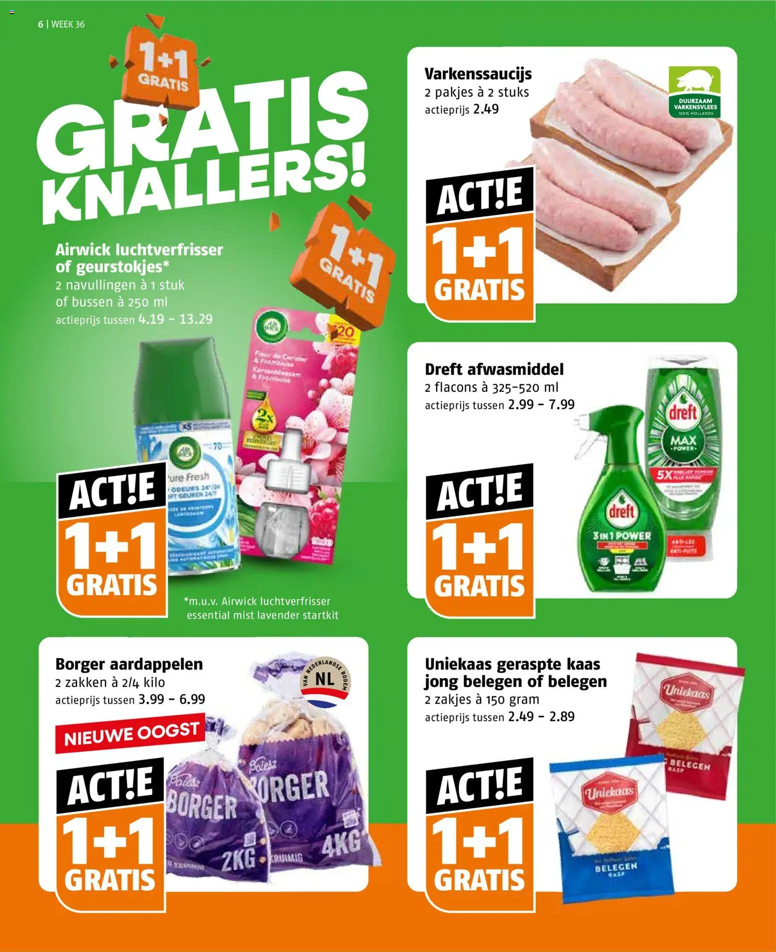 {H1} | Pagina: 6 | Producten: Kaas, Varkensvlees, Geraspte kaas, Aardappelen
