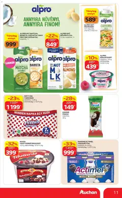 Auchan akciós újság - amely érvényes a következő dátumtól: 18.06.2026 | Oldal: 11