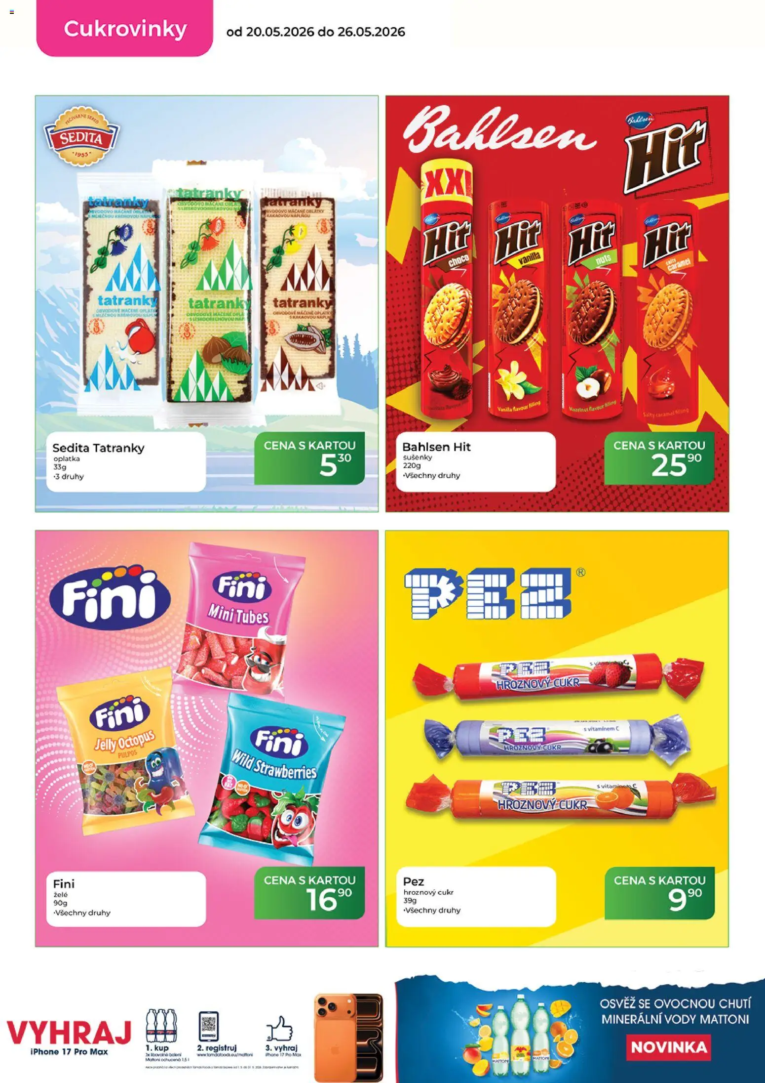Tamda Foods leták od 20.05.2026 | Strana: 34 | Produkty: Tatranky, Mattoni, Iphone, Sušenky