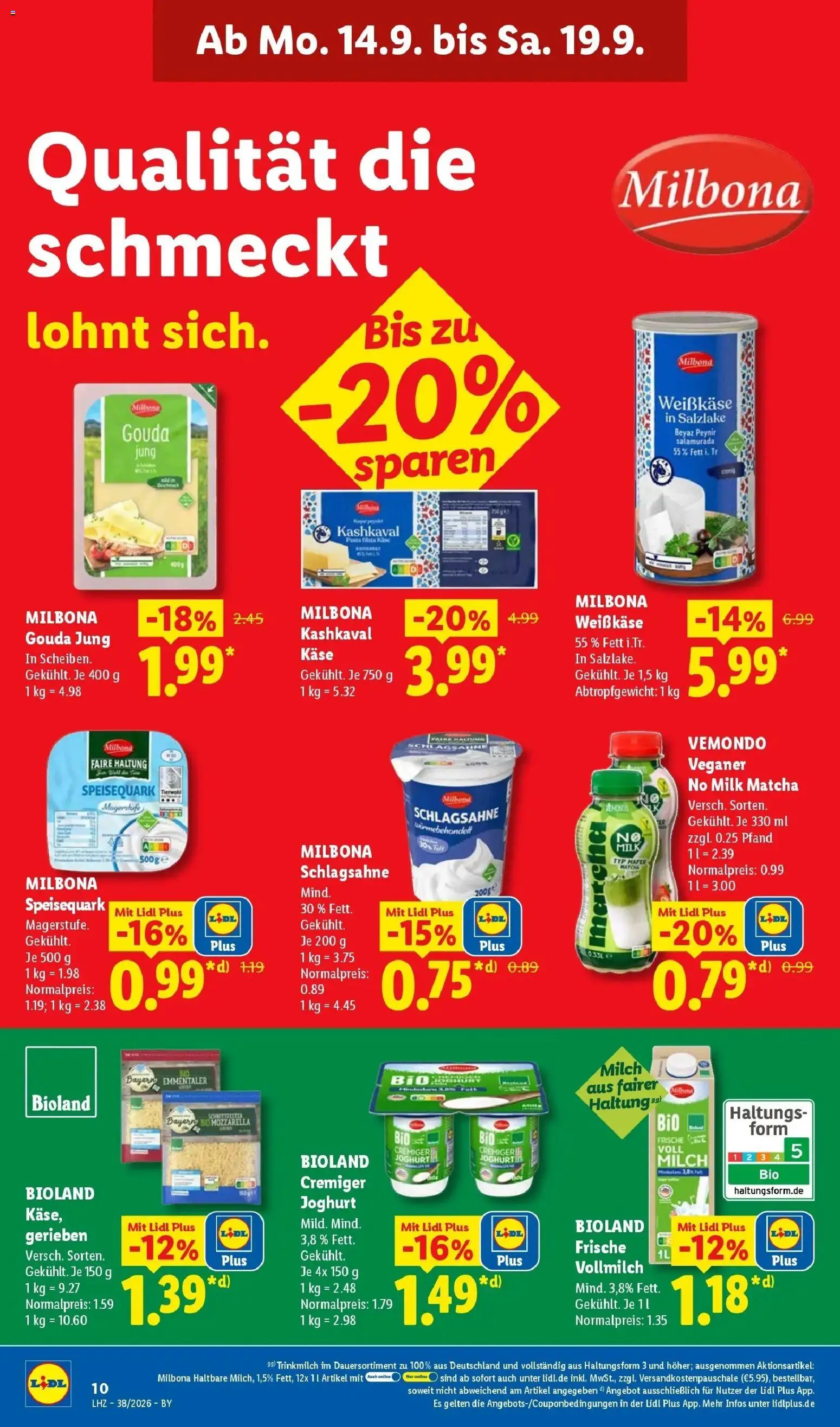 Lidl Prospekt Hof-innenstadt (ab 14.09.2026) zum Blättern » Angebote | Seite: 22