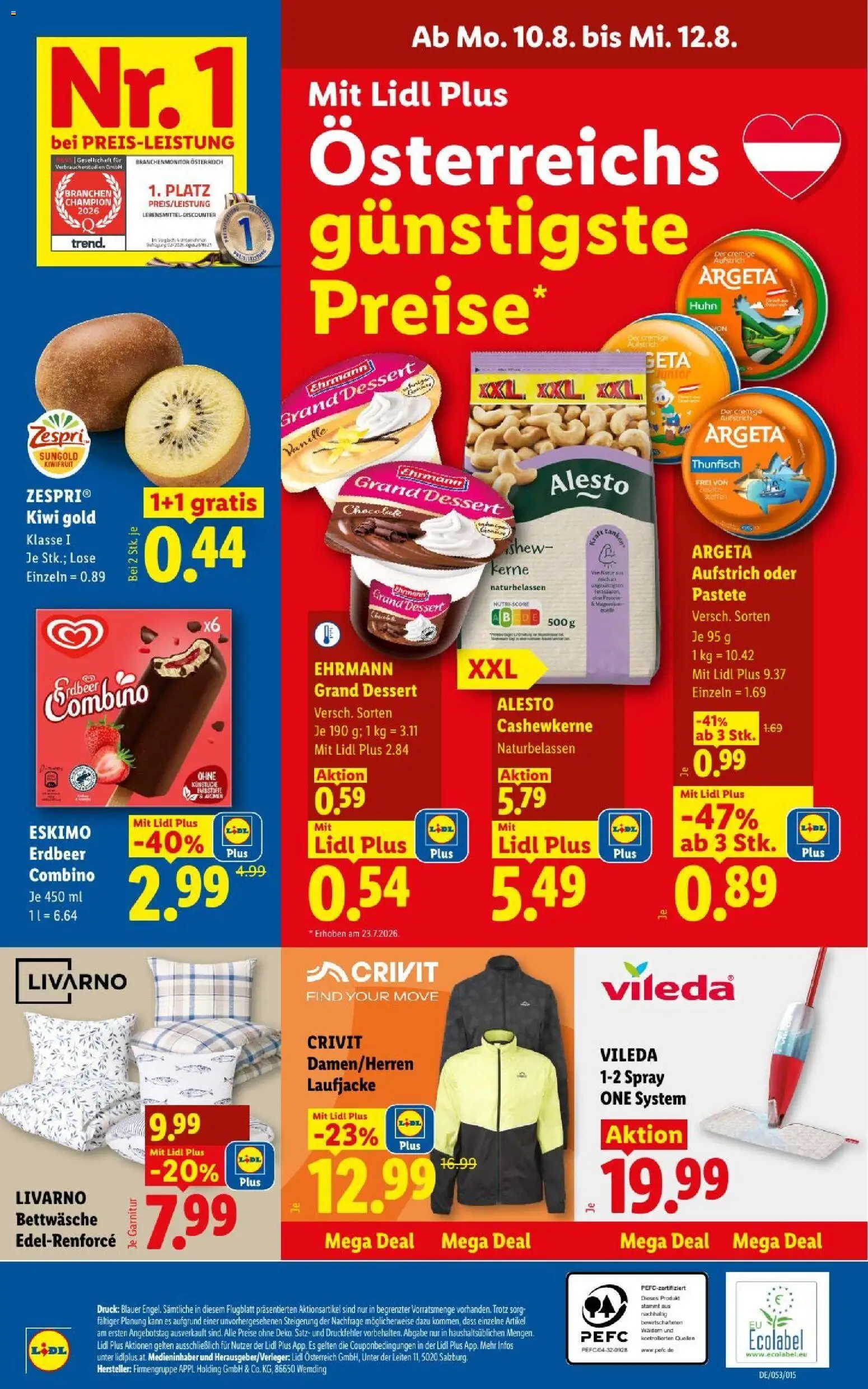 Lidl - Flugblatt gültig ab 06.08.2026 | Seite: 31 | Produkte: Kiwi