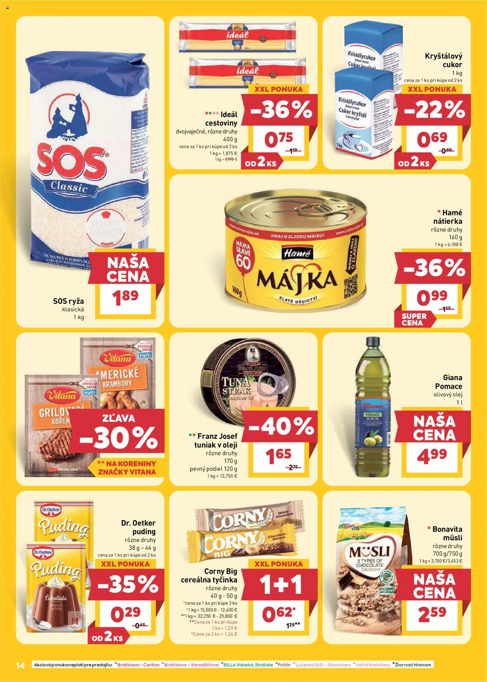 Nové Billa akcie – leták je platný od 24.06.2026 | Strana: 14