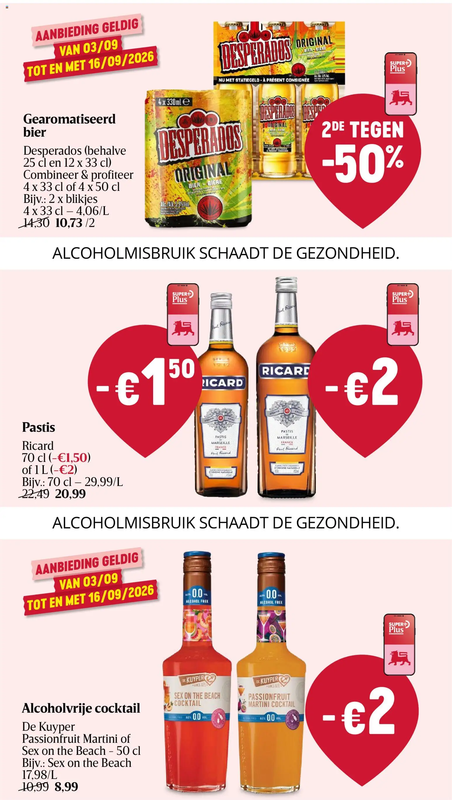 {H1} | Pagina: 33 | Producten: Bier, Desperados, Alcohol, Martini