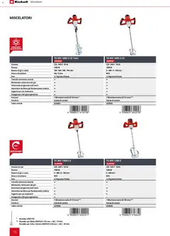 Anteprima del volantino Einhell volantino Elettroutensili  valido a partire dal 17/03/2026 | Pagina: 118 | Prodotti: Colla, Miscelatore, Scatola