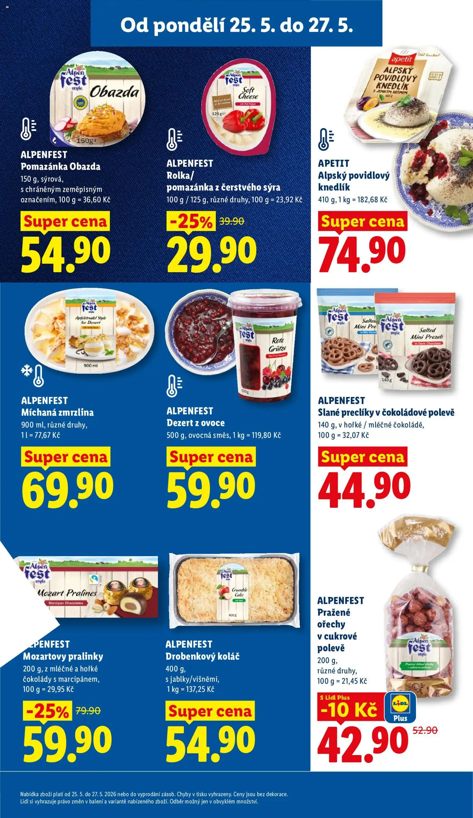 Lidl leták od 25.05.2026 | Strana: 17 | Produkty: Ovoce, Test, Ořechy, Zmrzlina
