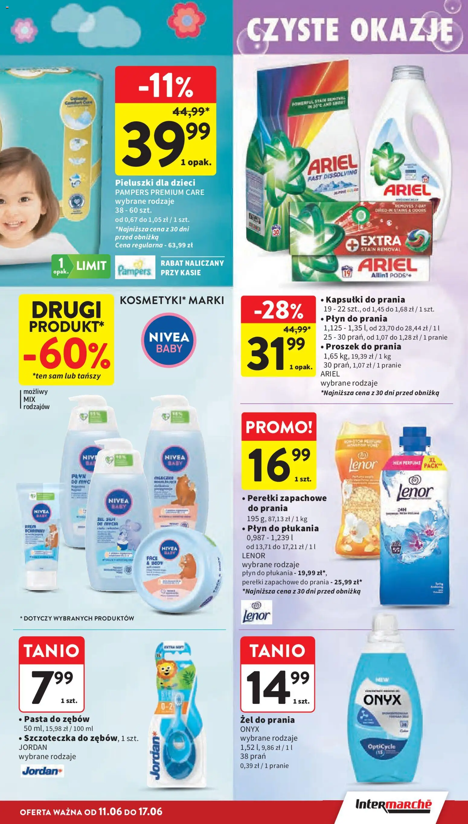 Intermarche gazetka od 11.06.2026 | Strona: 41 | Produkty: Kapsułki do prania, Body, Pasta do zębów, Proszek do prania