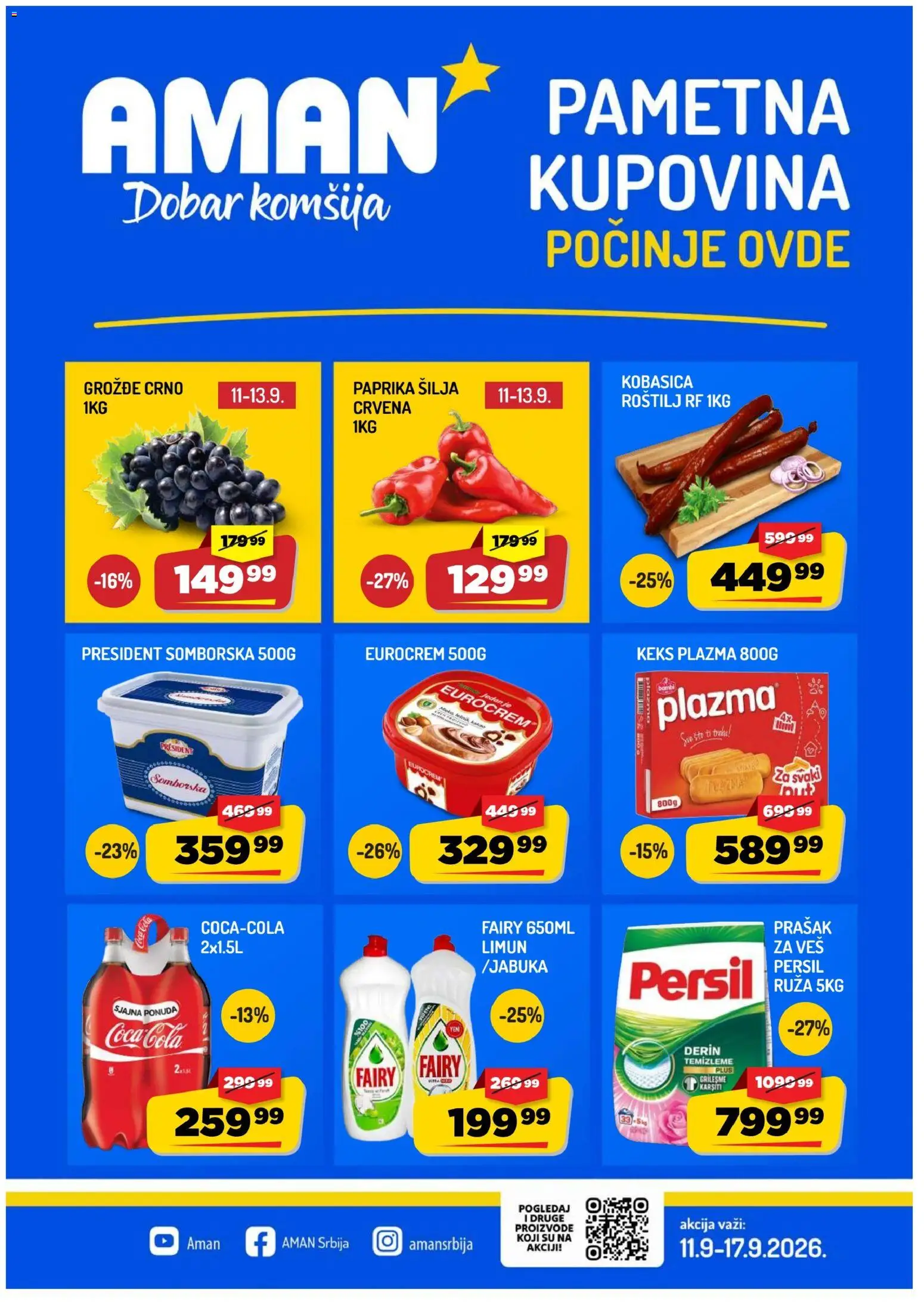 Aman katalog - važi od 11.09.2026 | Strana: 1 | Proizvode: Sto, Crvena paprika, Sapun, Roštilj