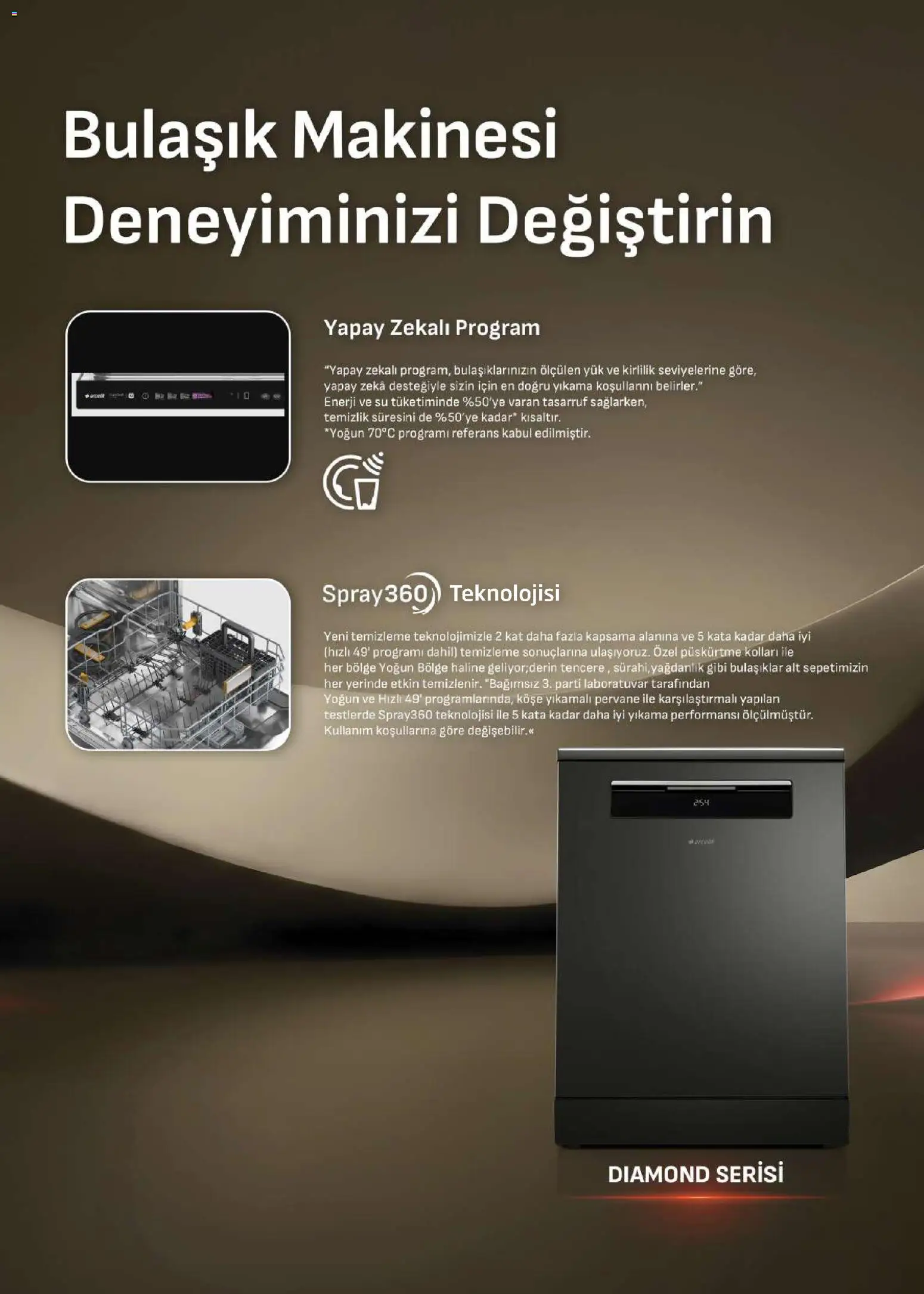 Arçelik Katalog - 10 Ağustos 2026 tarihinden itibaren geçerlidir | Sayfa: 29 | Ürünler: Su, Bulaşık makinesi
