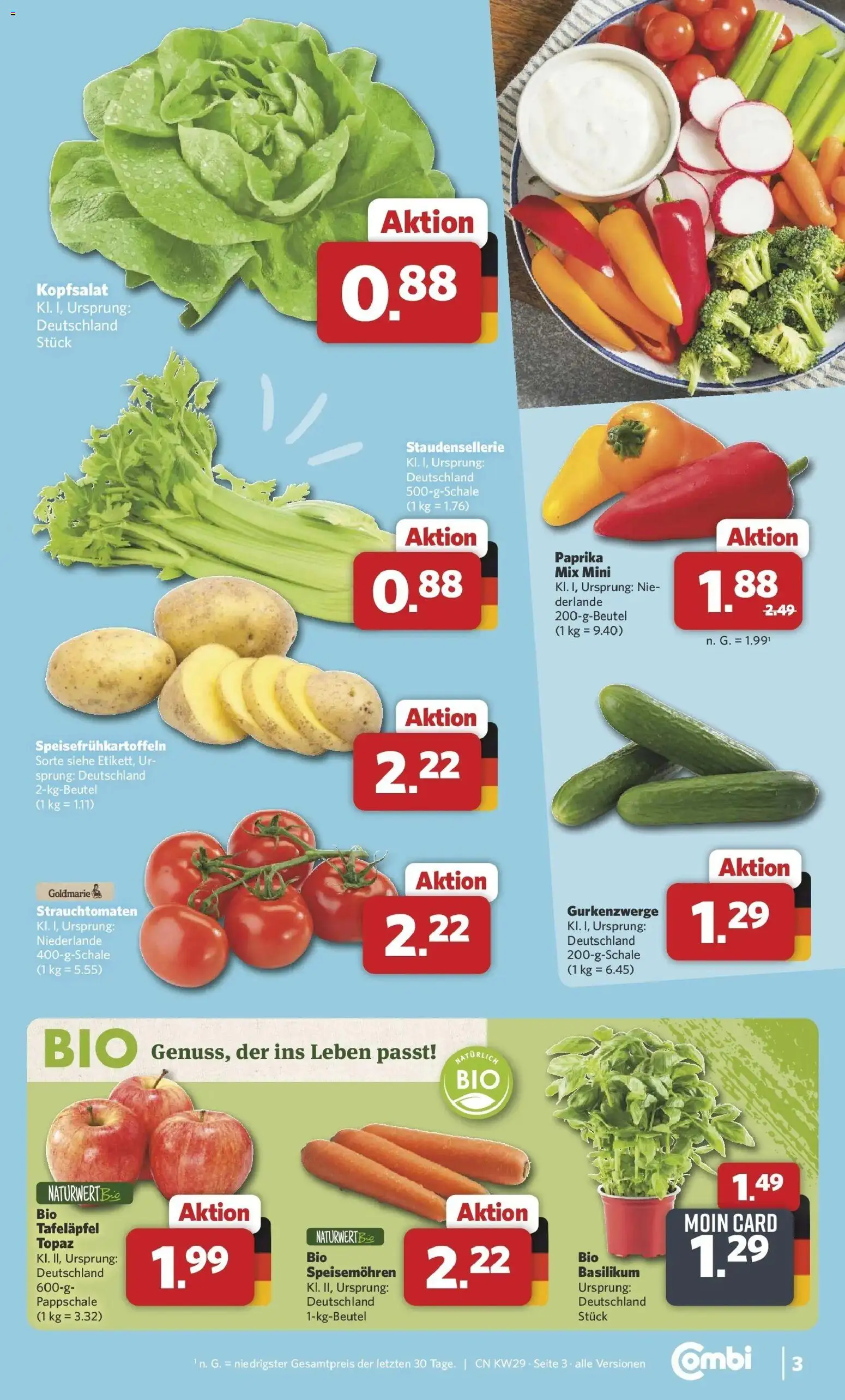 Combi Prospekt Altenbeken – gültig ab 13.07.2026 | Seite: 3 | Produkte: Paprika