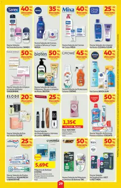Pré-visualização Auchan folheto válido de 11.06.2026 | Página: 29 | Produtos: Máquina de barbear, Primer, Lâminas de barbear, Creme