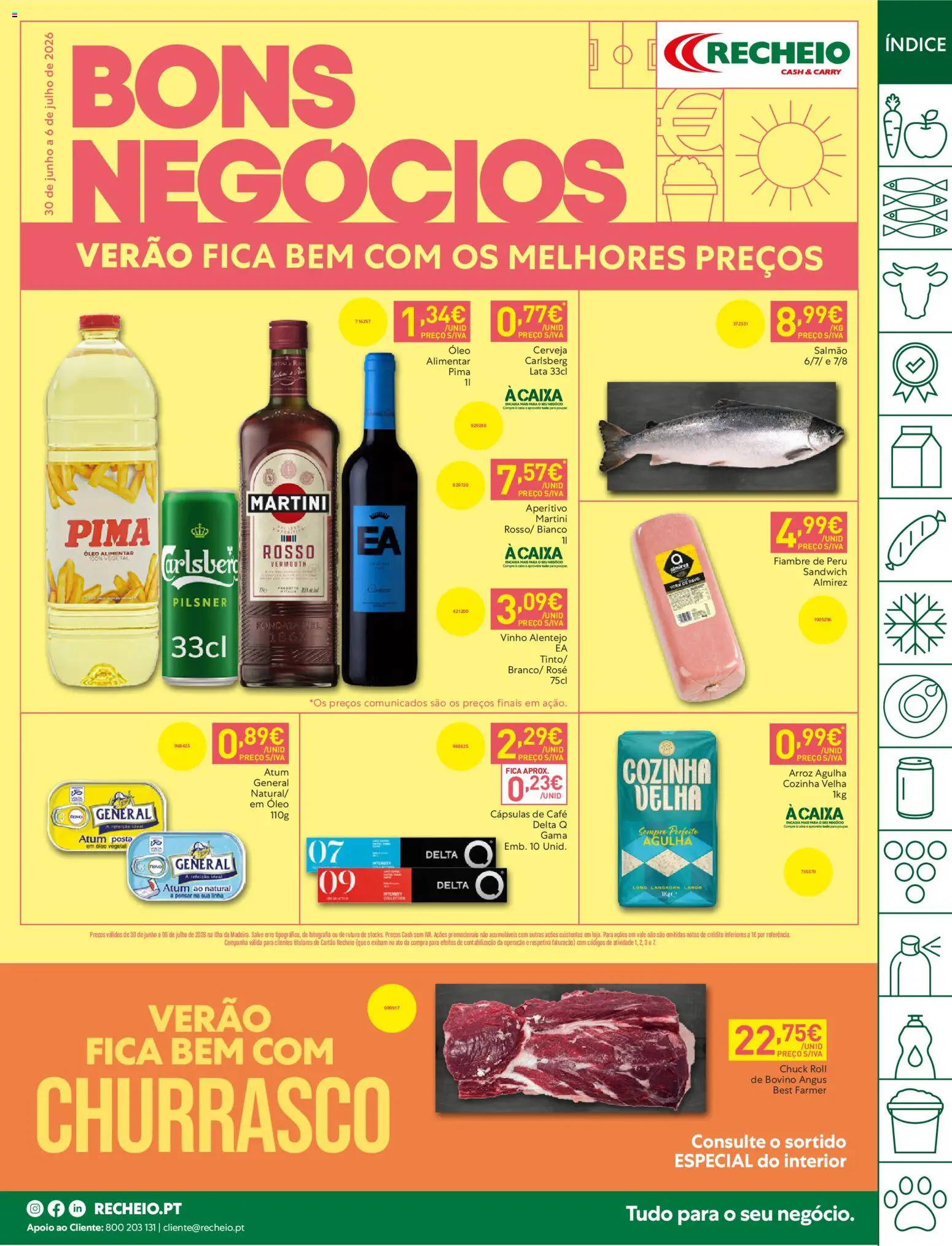 Recheio folheto Madeira │ válido de 30/06/2026 | Página: 1 | Produtos: Peru, Delta q, Óleo, Vinho