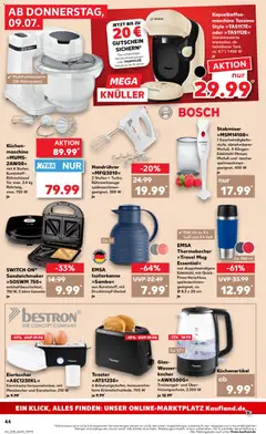 Kaufland DE -DE Folder - Voorbeeld van een folder van Kaufland DE, geldig van 09-07-2026 | Pagina: 44 | Producten: Toaster