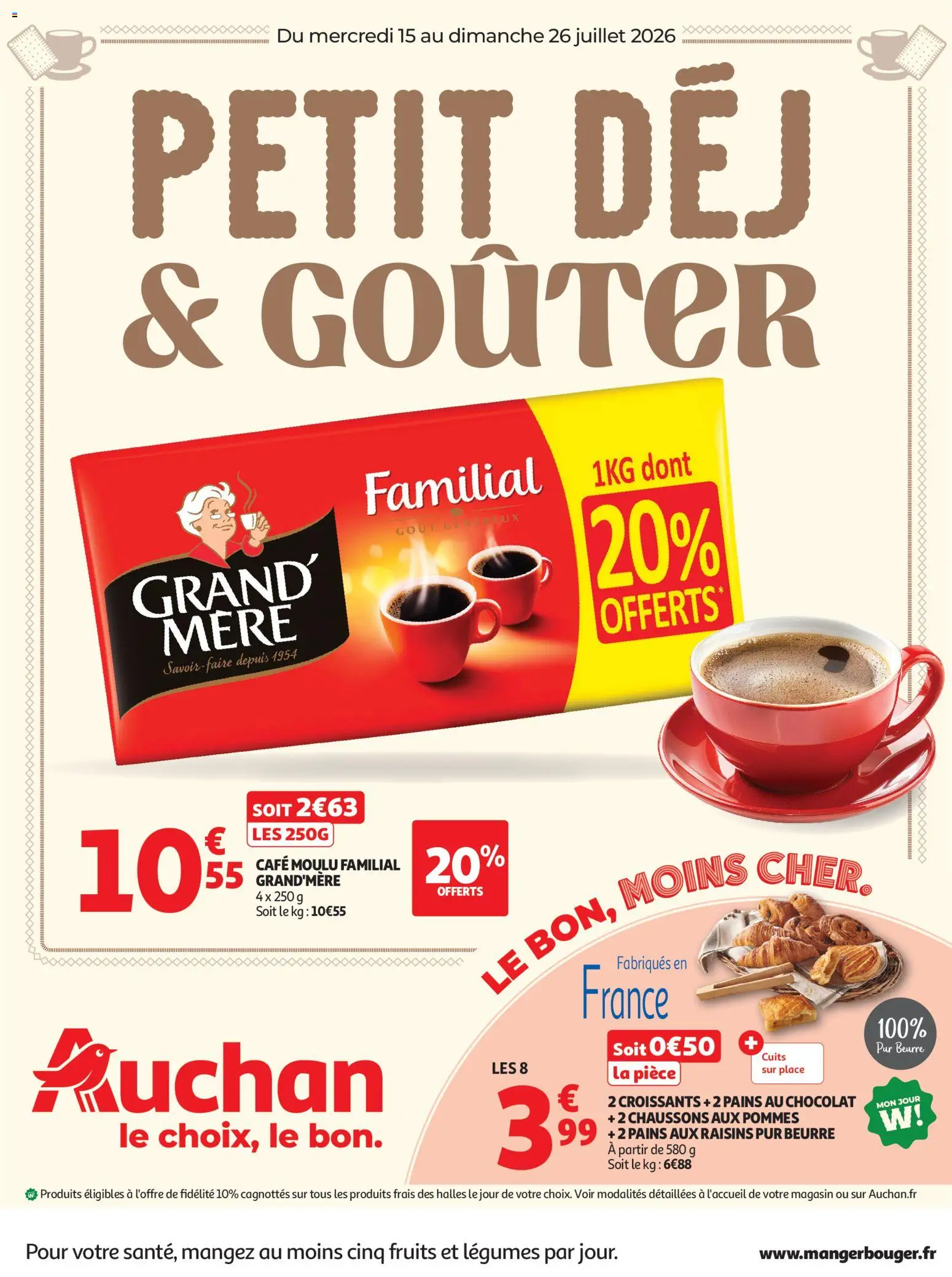 Zeeman  Petit dej, goûter hypers (15/07/2026 t/m 26/07/2026) catalogue cover