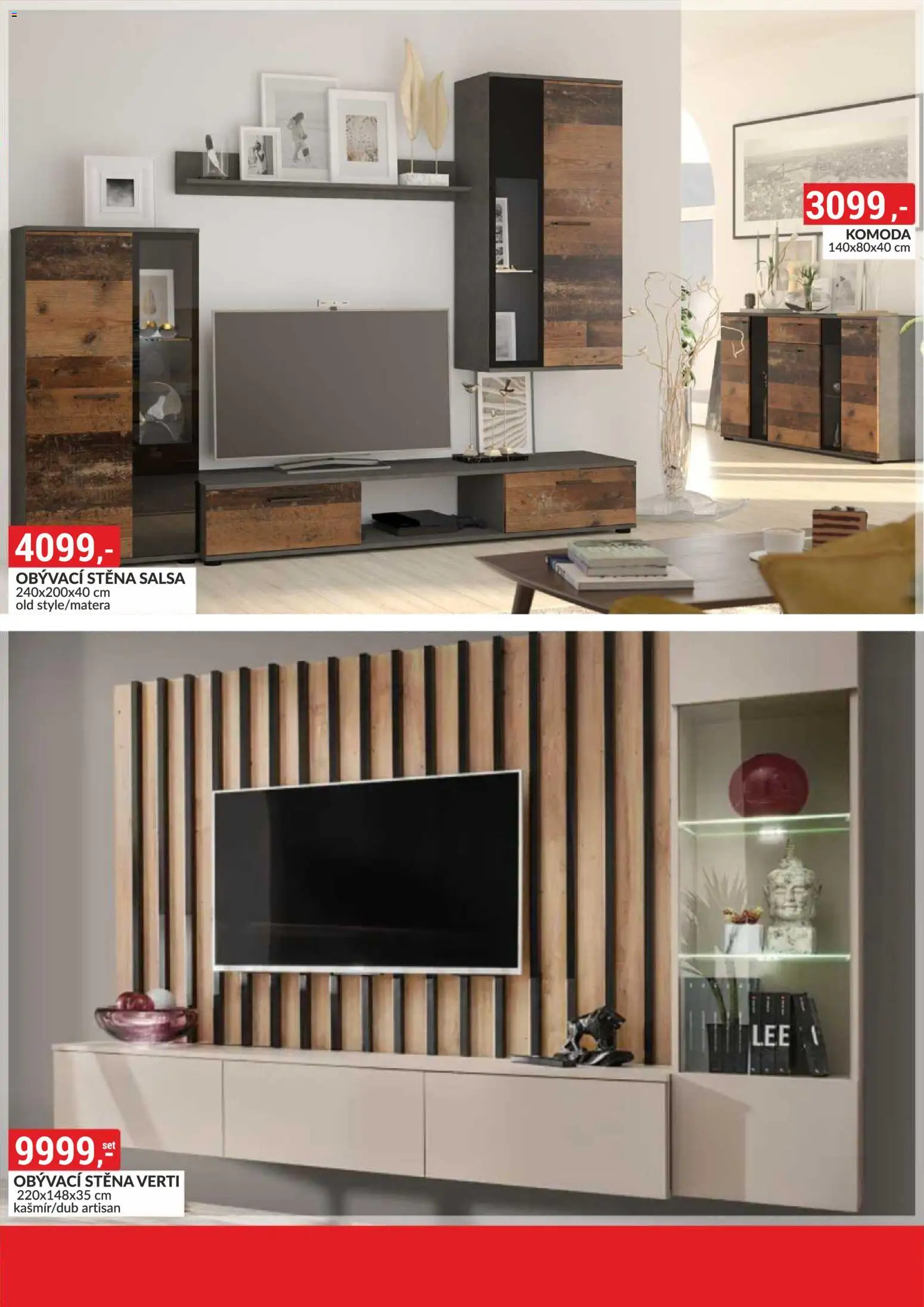 BAUMAX leták - Vaše bydlení, vaše pravidla od 01.07.2026 | Strana: 18 | Produkty: Komoda, Obývací stěna