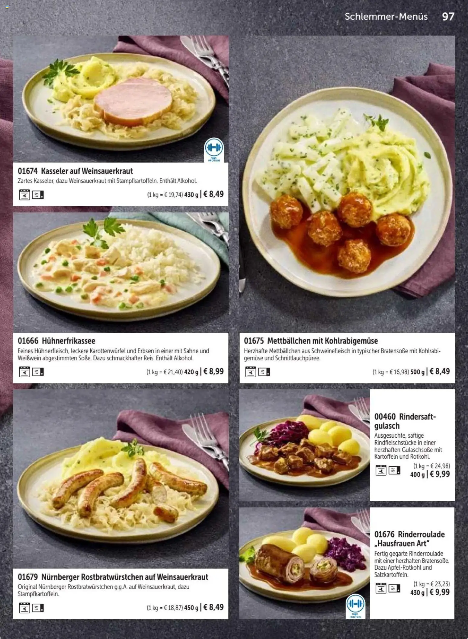 Bofrost Katalog – gültig ab 07.09.2026 | Seite: 97 | Produkte: Weißwein, Kohlrabi, Gemüse, Schweinefleisch