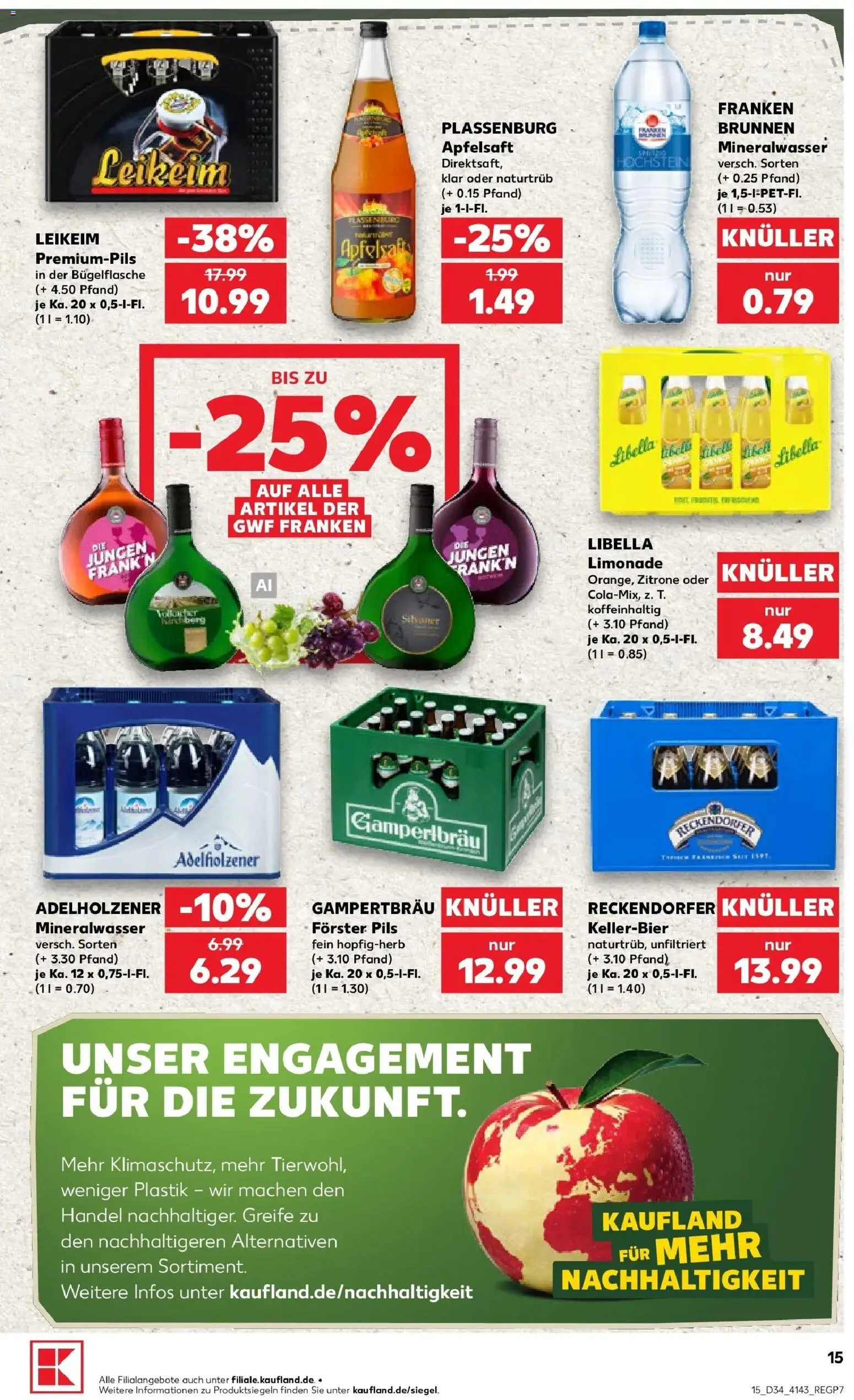 Prospekt Kaufland ab 17.08.2026 » Angebote Online zum Blättern | Seite: 26 | Produkte: Limonade, Apfelsaft, Mineralwasser, Zitrone