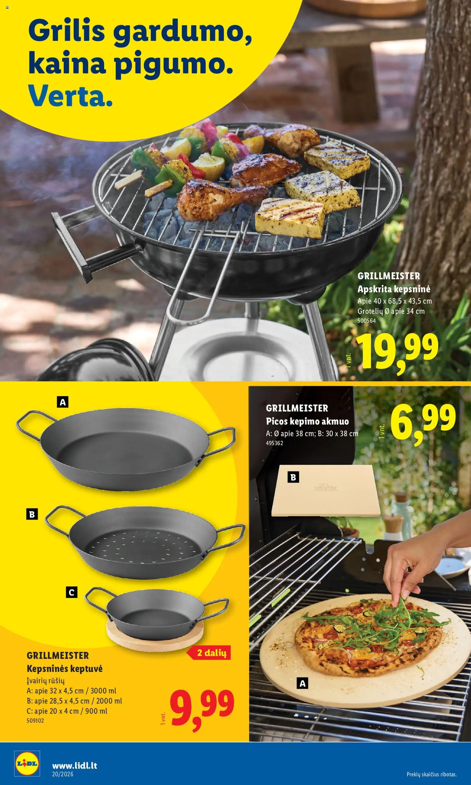 LIDL akcijos nuo 11.05.2026 | Puslapis: 26 | Prekių: Keptuvė, Grilis