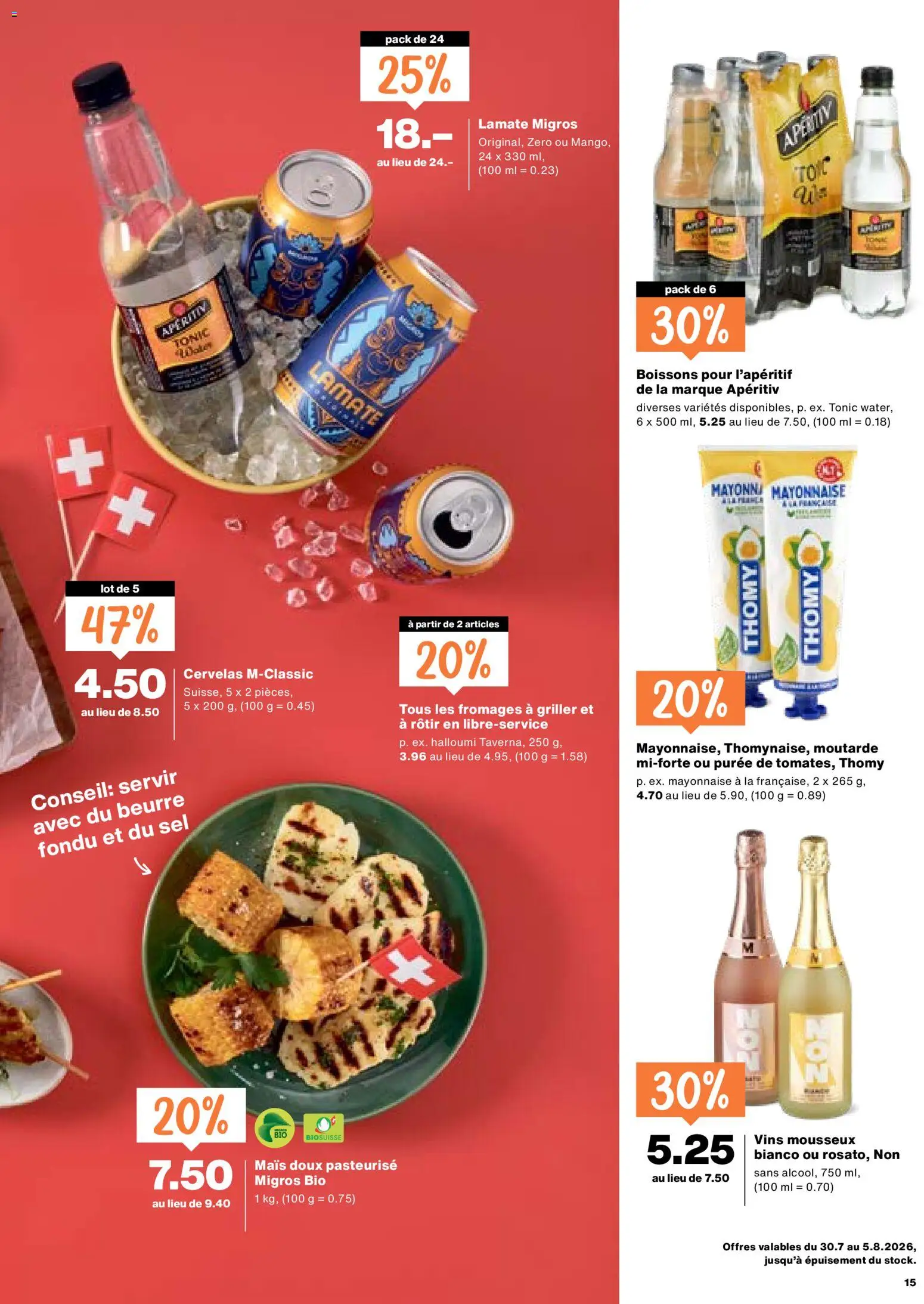 Migros aktionen FR – gültig ab 30.07.2026 | Seite: 15