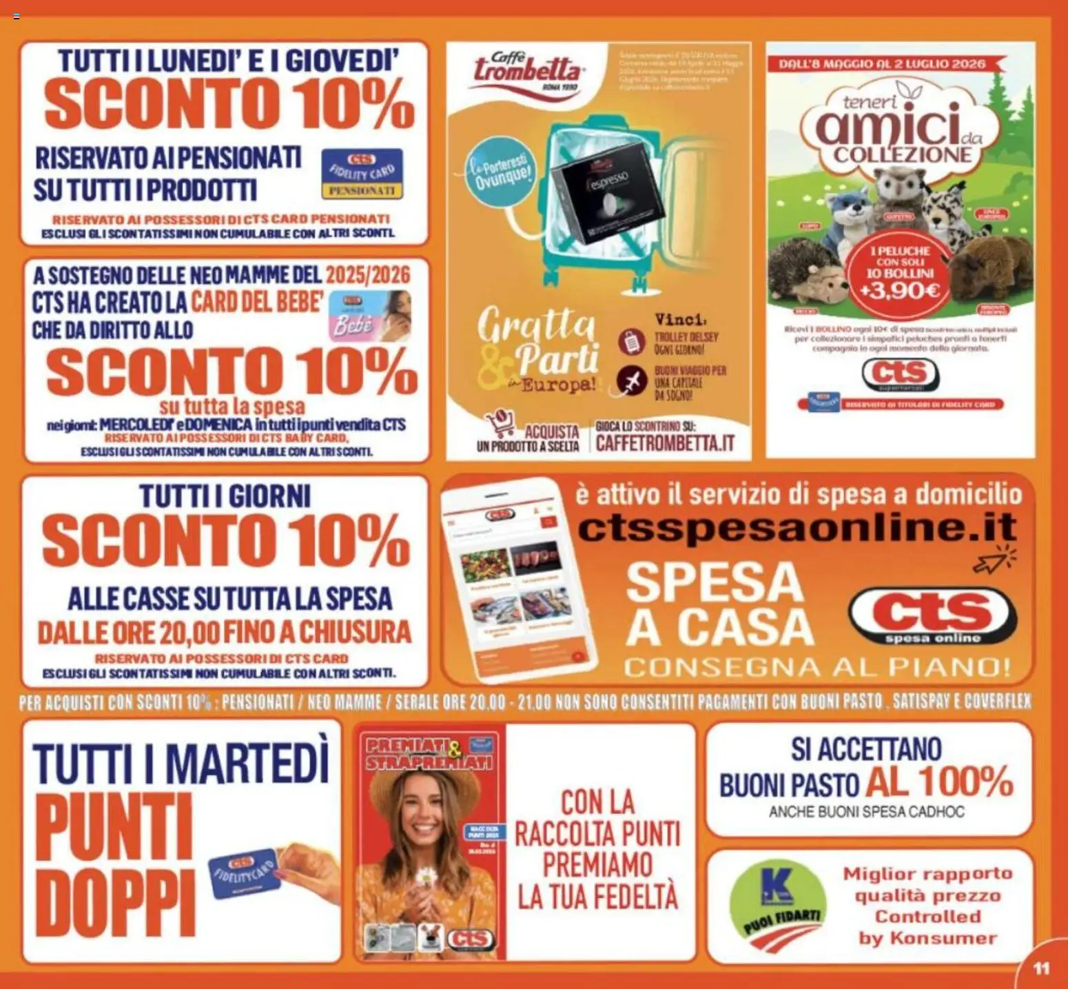 Volantino CTS del 20.05.2026 | Pagina: 11 | Prodotti: Peluche, Trolley