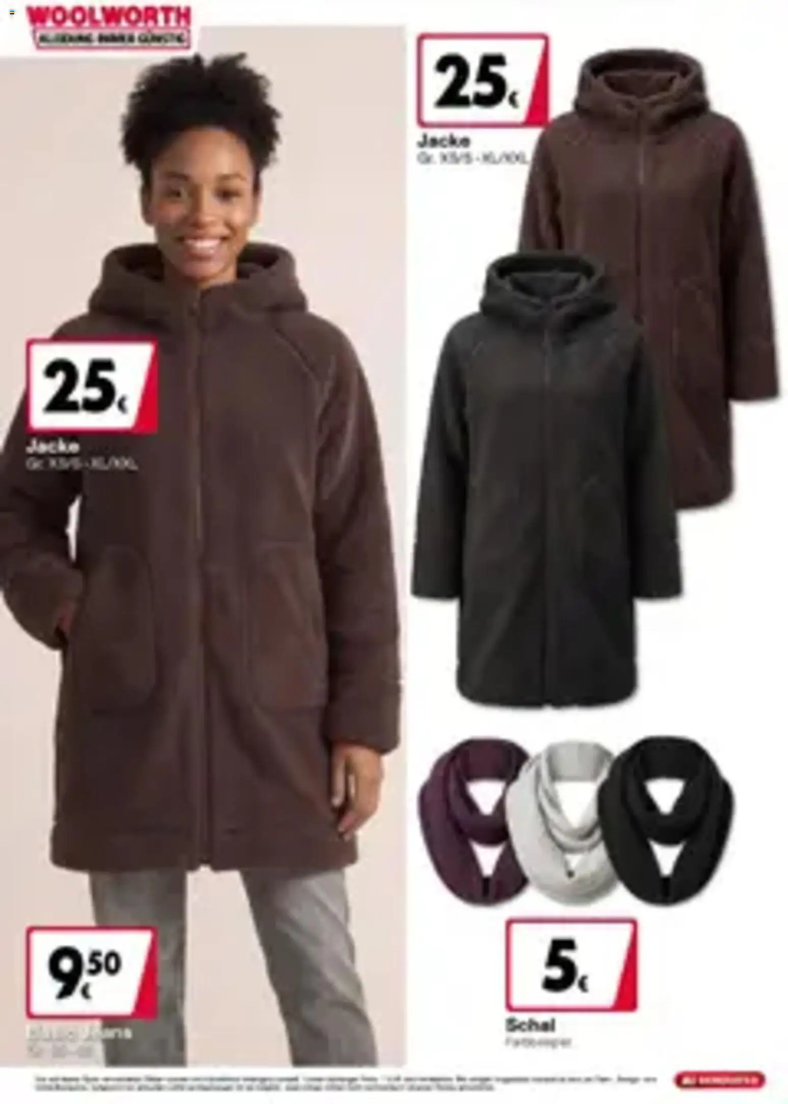 Woolworth Flugblatt gültig ab 30.10.2026 | Seite: 4 | Produkte: Jacke, Schal