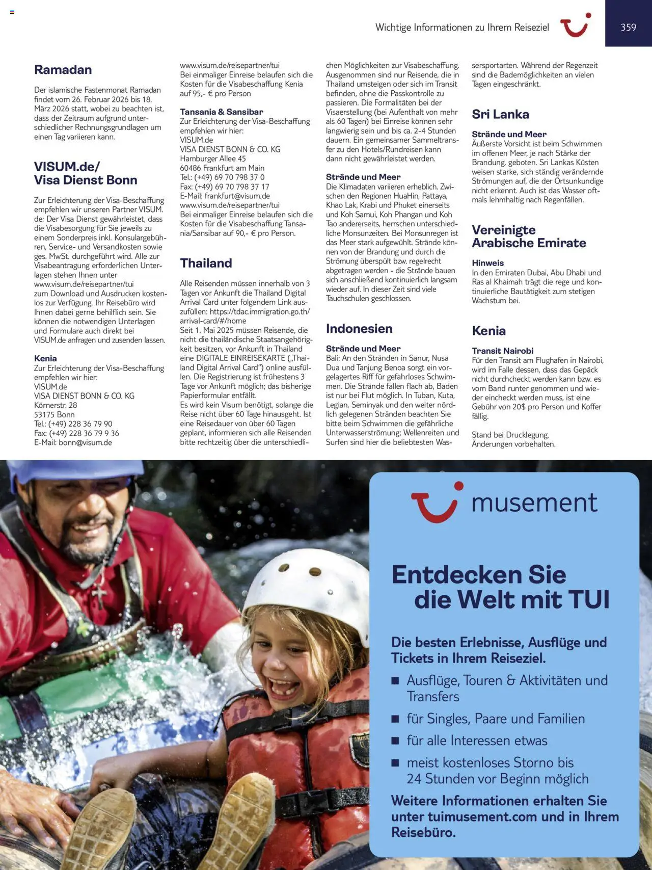 Aida - Asien, Afrika, Orient & Indischer Ozean 2025/26 – gültig ab 01.11.2025 | Seite: 359 | Produkte: Wasser, Koffer