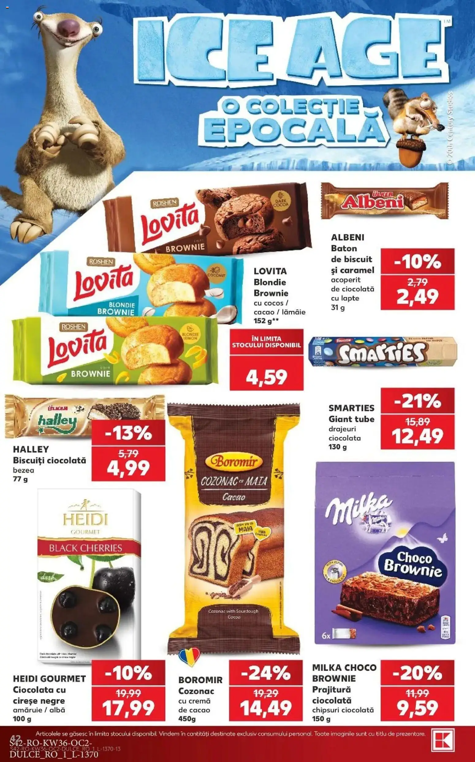 Kaufland Codlea 02.09.2026 - Revista si Oferta | Pagină: 42 | Produse: Alba, Chipsuri, Biscuiți, Cireșe