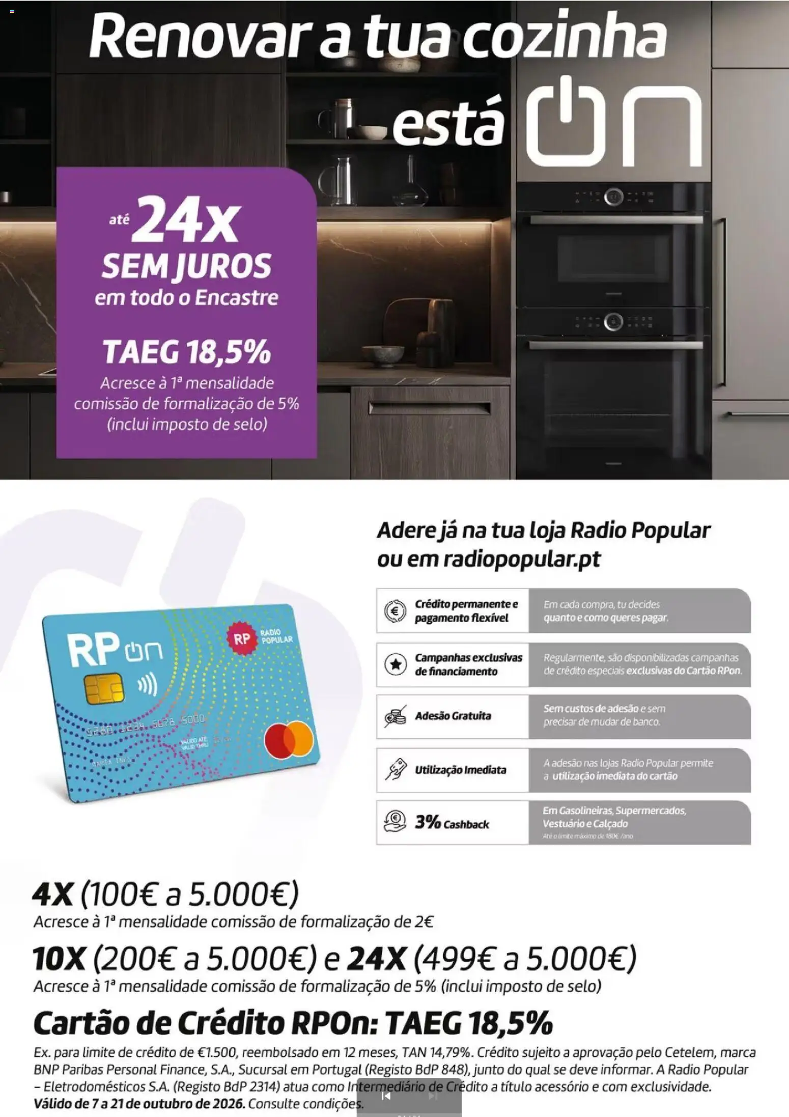 Radio Popular Especial Encastre │ válido de 07/10/2026 | Página: 24 | Produtos: Rádio