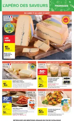 Carrefour - Prévisualisation de Crevettes décortiquées ail et persil à poêler DELPIERRE, La barquette de 180 g. Existe aussi en saveur provençale ou basilic. Au rayon Poissonnerie libre-service valide à partir de 17/08/2026 | Page: 19