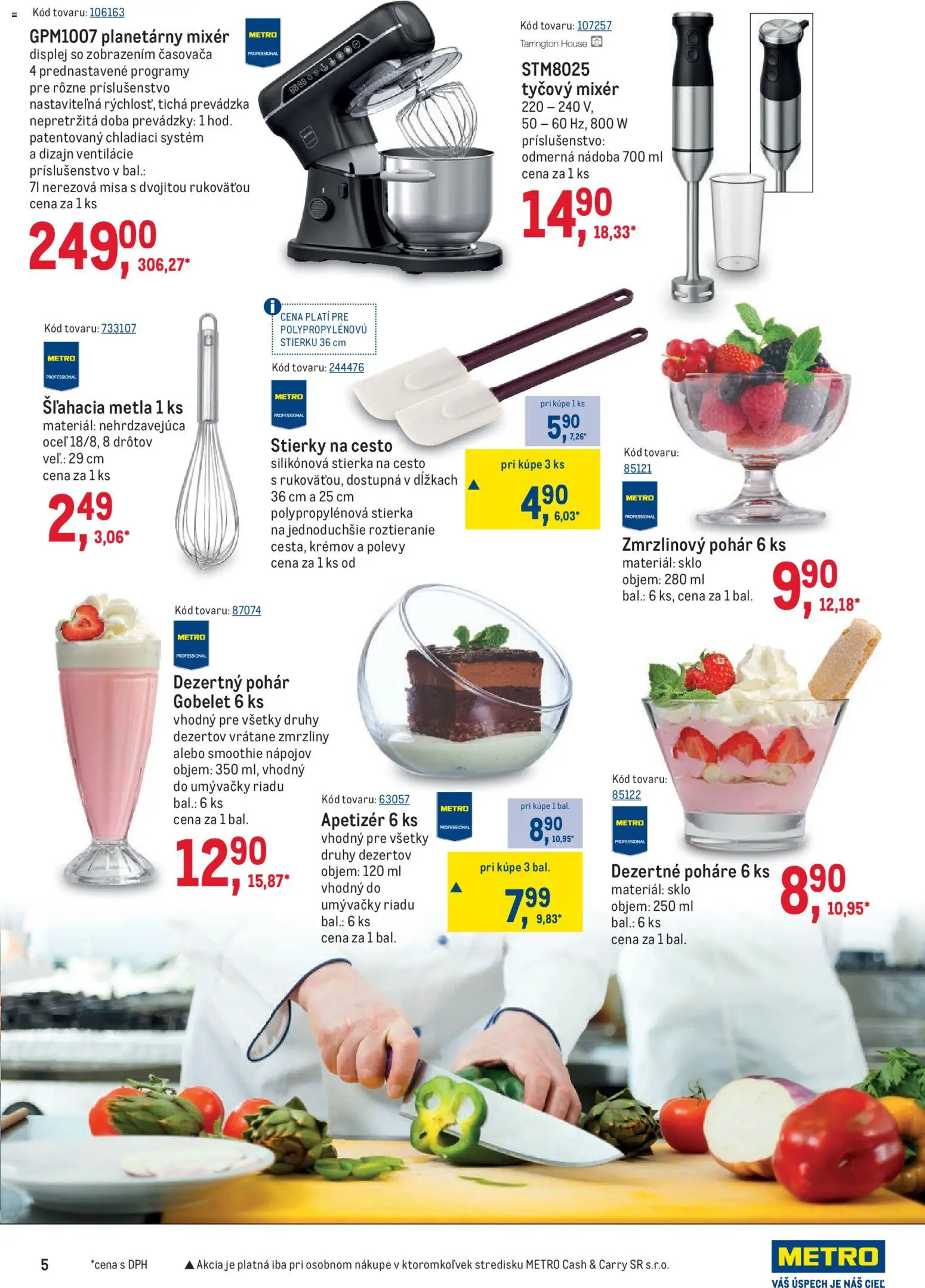Nové Metro akcie – leták je platný od 01.07.2026 | Strana: 5 | Produkty: Mixér, Tyčový mixér