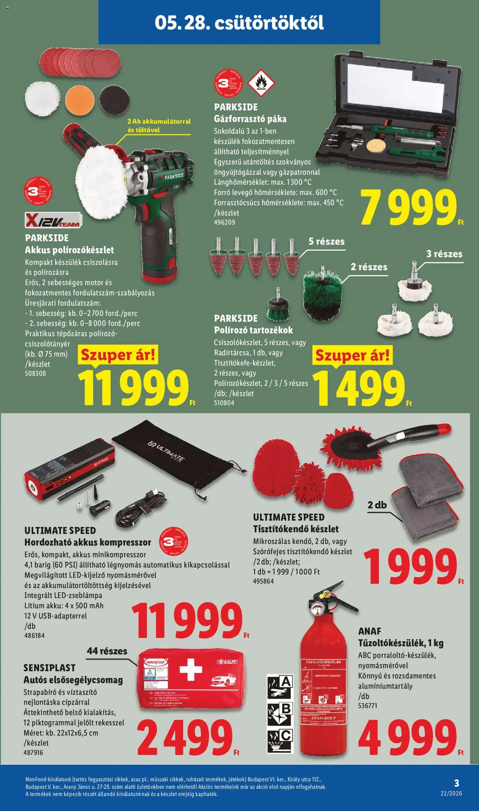 Lidl akciós ujság - amely érvényes a következő dátumtól: 28.05.2026 | Oldal: 3