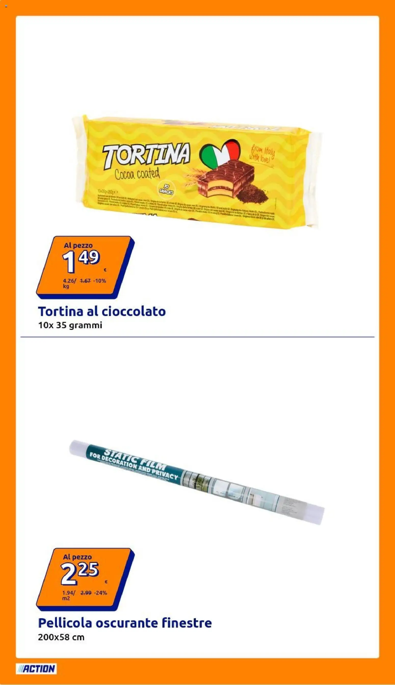 Volantino Action del 12/08/2026 | Pagina: 16 | Prodotti: Cioccolato, Pellicola