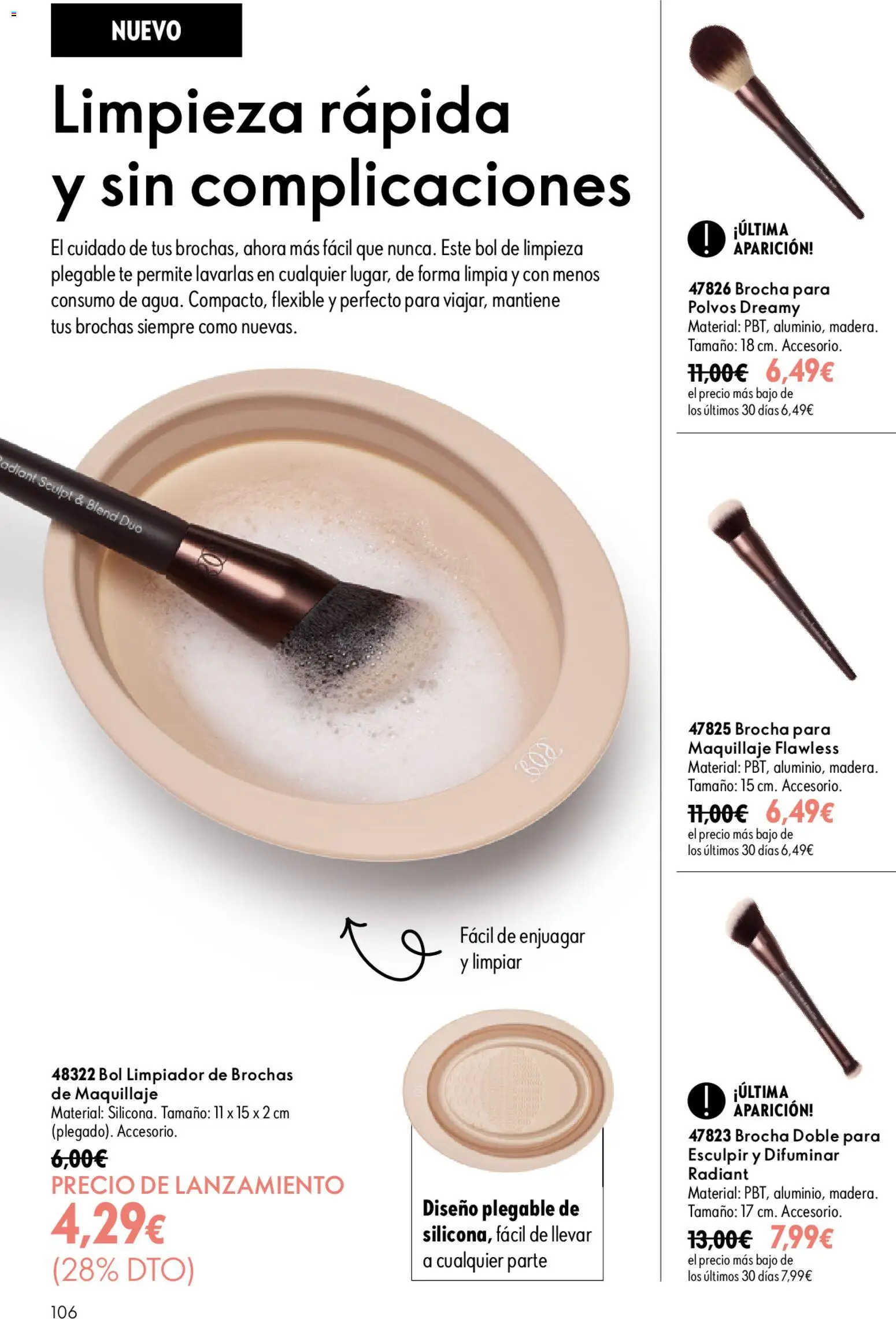 Oriflame - Catálogo Campaña 13 │ válido desde el 16/09/2026 | Página: 106 | Productos: Maquillaje, Té, Brocha