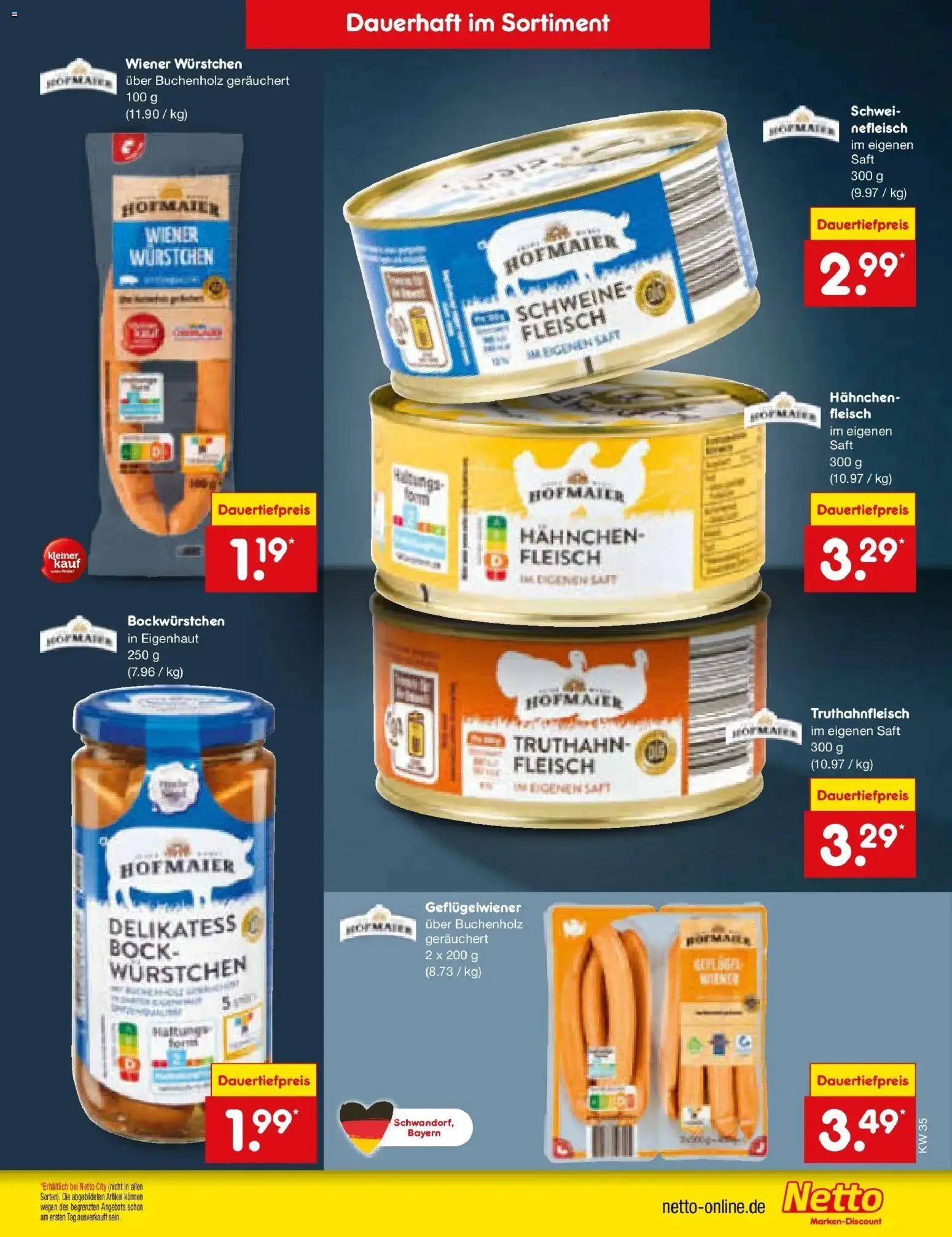 Netto Marken-Discount Prospekt Hamburg (ab 24.08.2026) » Angebote | Seite: 21 | Produkte: Hahnchen, Wiener wurstchen, Saft, Fleisch