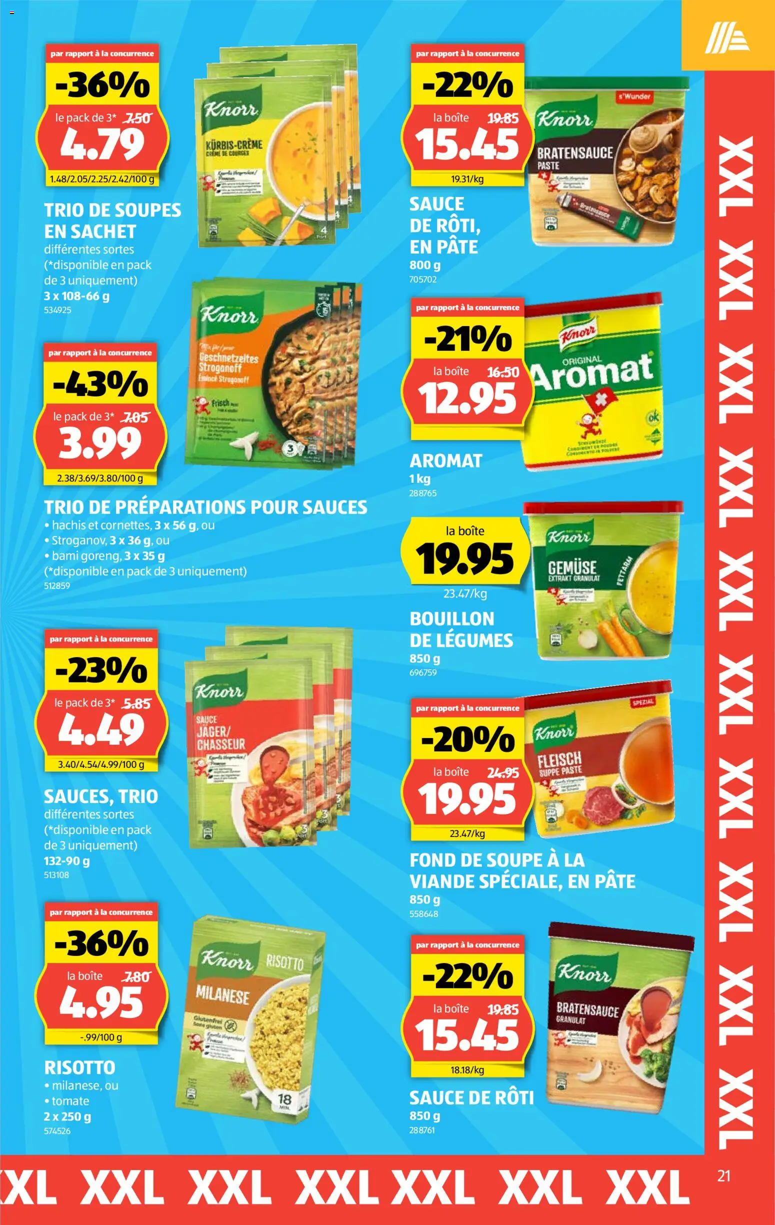 Aldi aktionen FR – gültig ab 01.10.2026 | Seite: 21 | Produkte: Gemüse, Creme