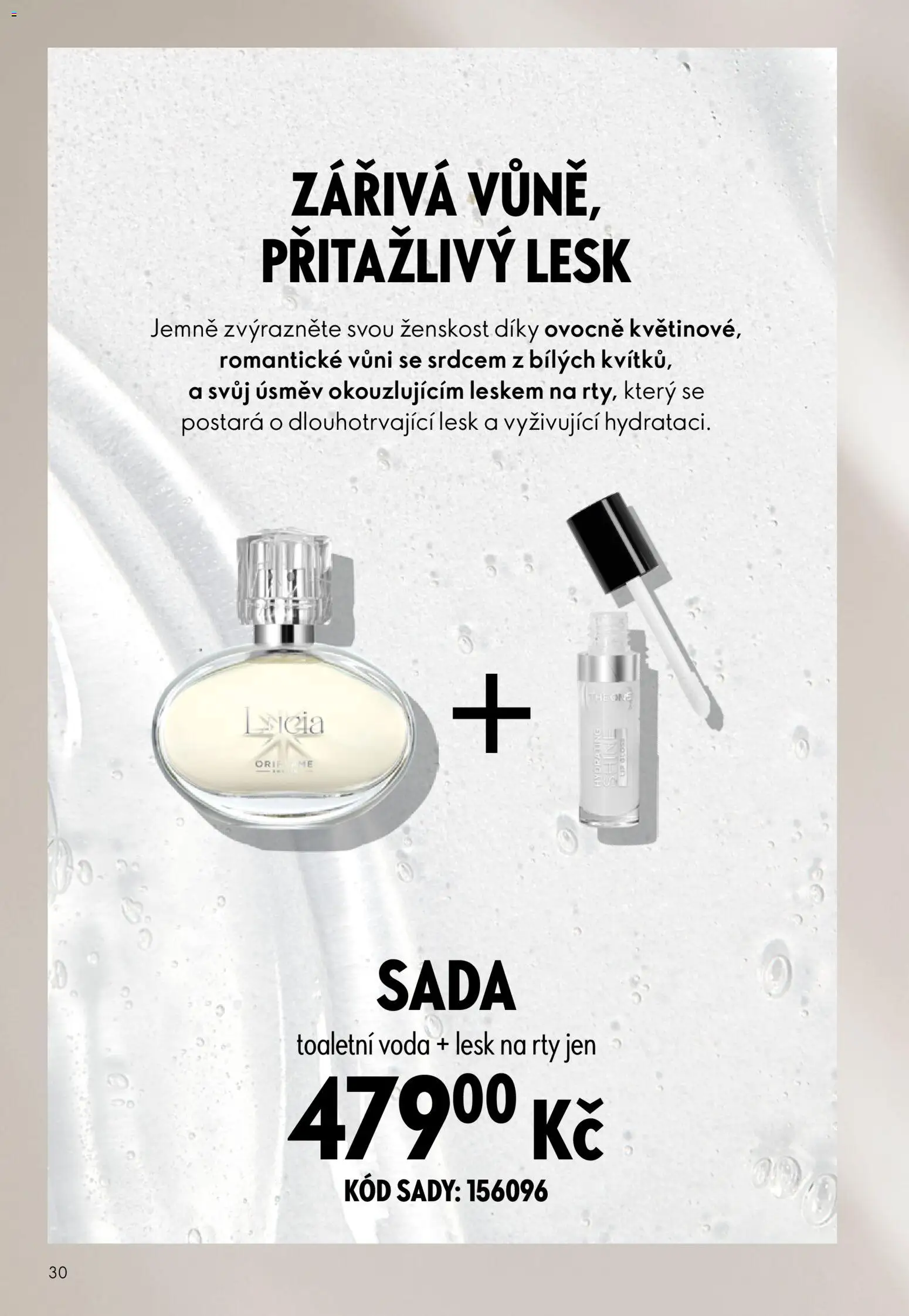 Oriflame katalog č. 08/2026 od 27.05.2026 | Strana: 30 | Produkty: Voda, Toaletní voda, Lesk na rty