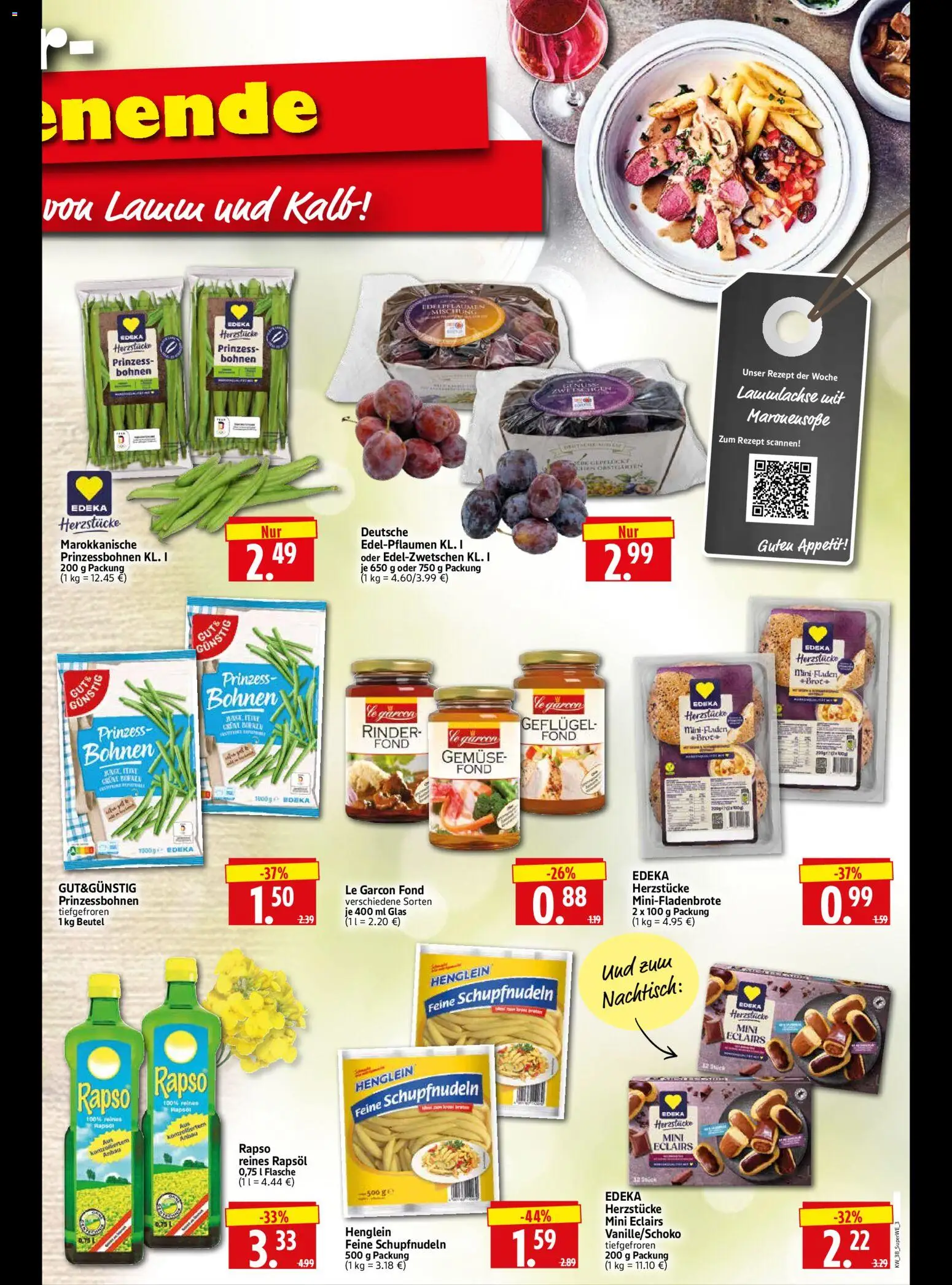 HERKULES Sonderbeilage – gültig ab 17.09.2026 | Seite: 3 | Produkte: Rapsöl, Gemüse, Brot
