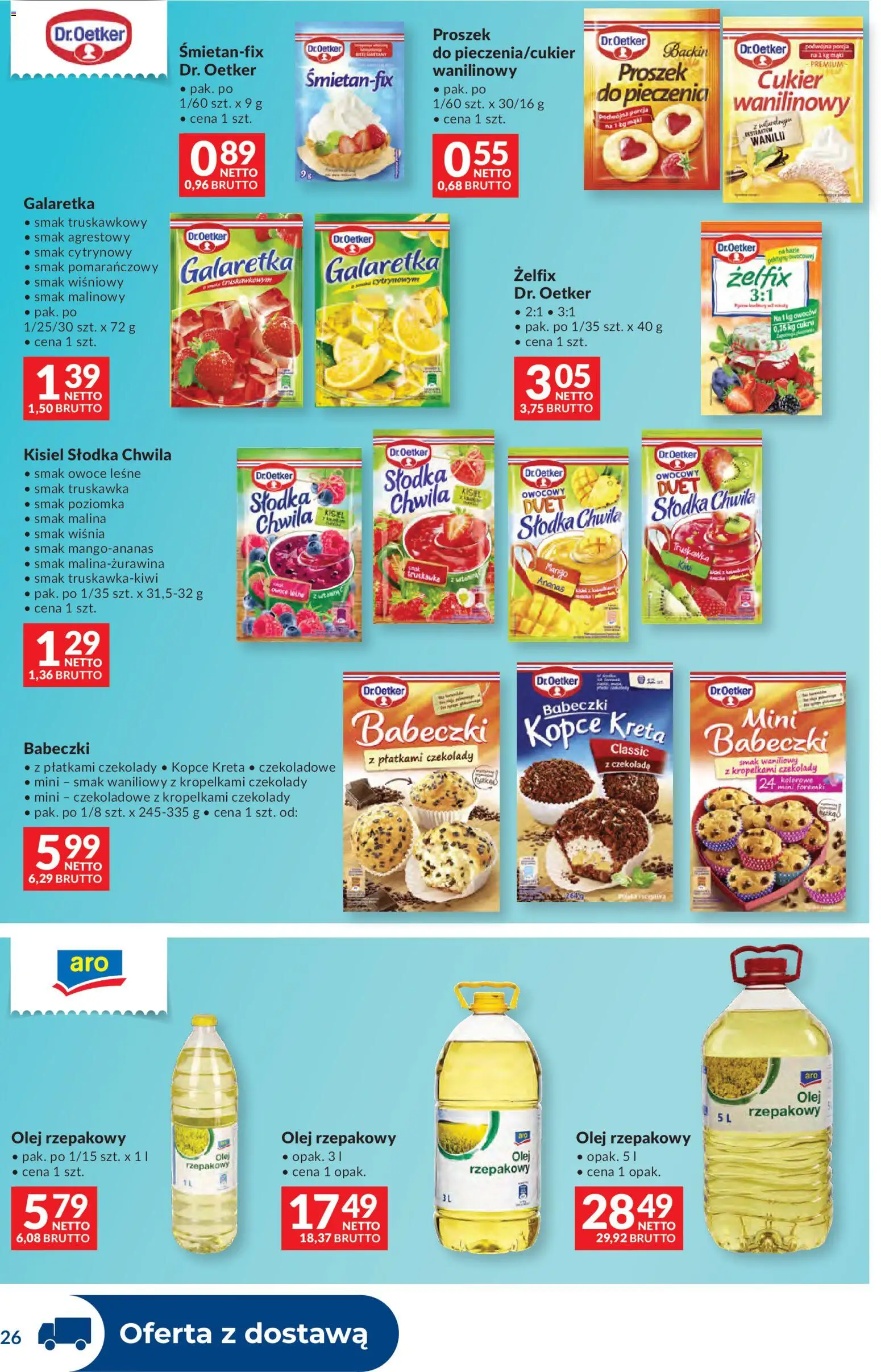 Makro gazetka - Dystrybucja do sklepów od 01.09.2026 | Strona: 26 | Produkty: Mango, Żelfix, Owoce, Cukier