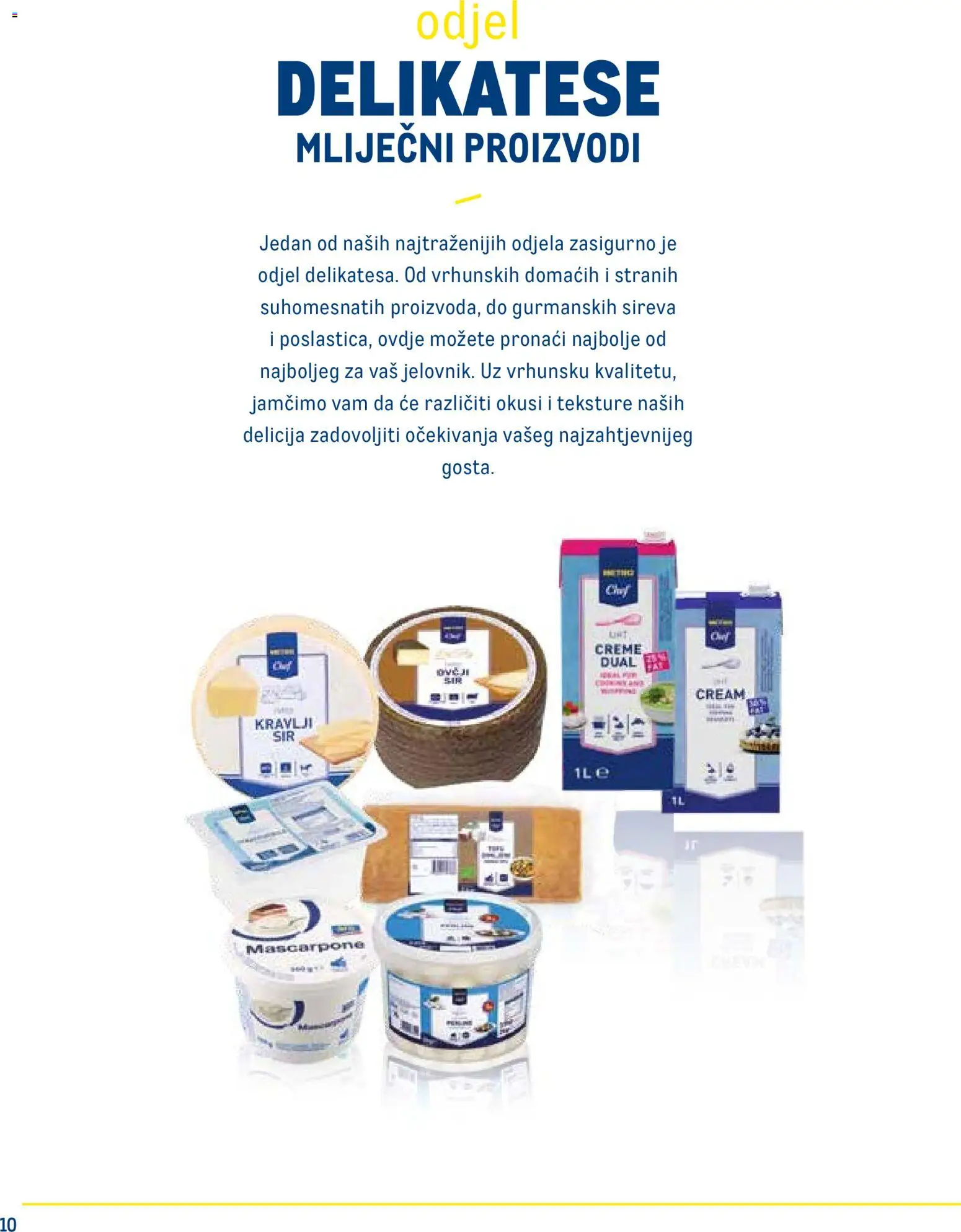 Metro katalog | vrijedi od 03.06.2026 | Stranica: 10 | Proizvodi: Mascarpone