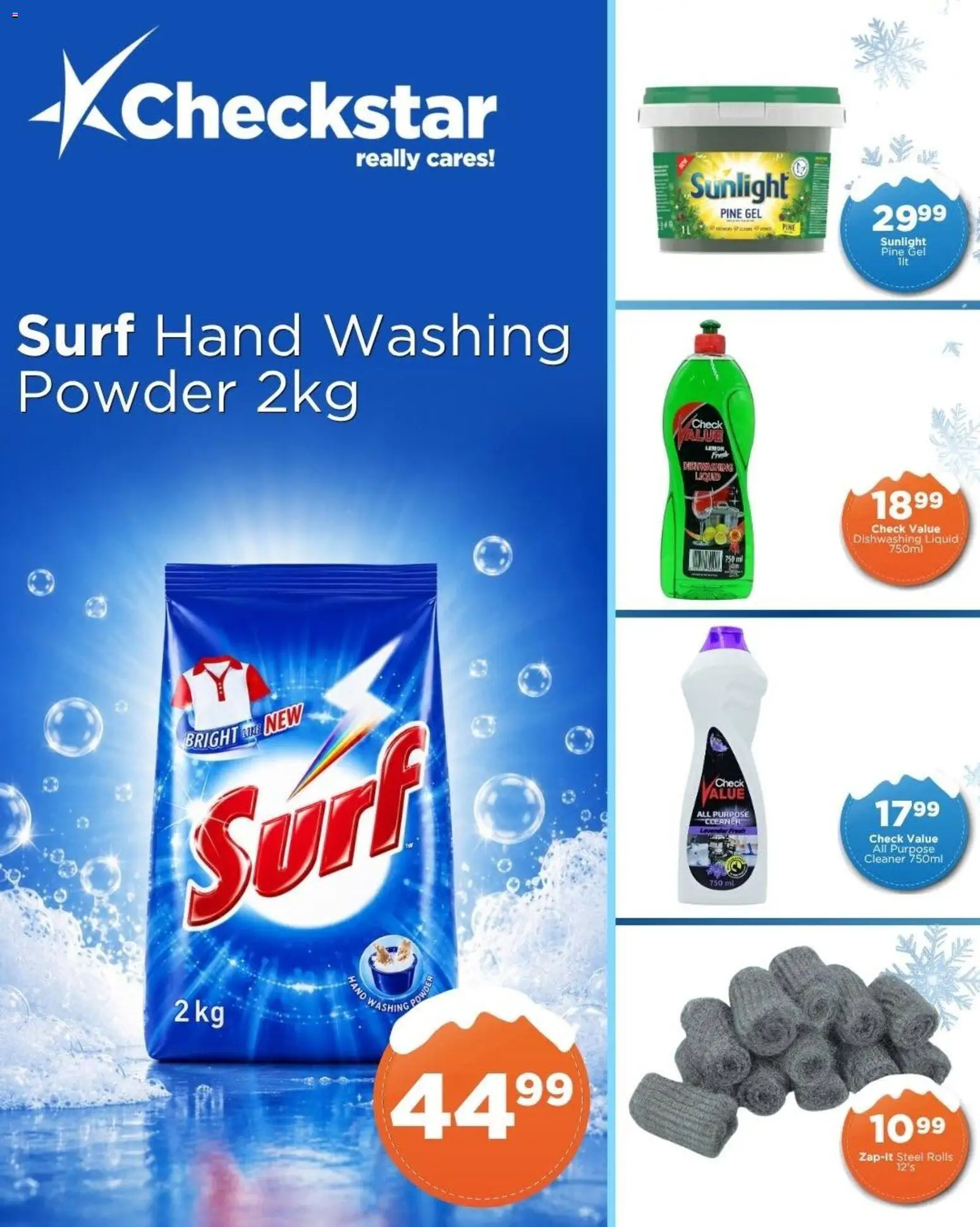 New Check Star catalogue – valid from 10.06.2026 | Page: 9 | Products: Powder, Washing powder, Dishwashing liquid
