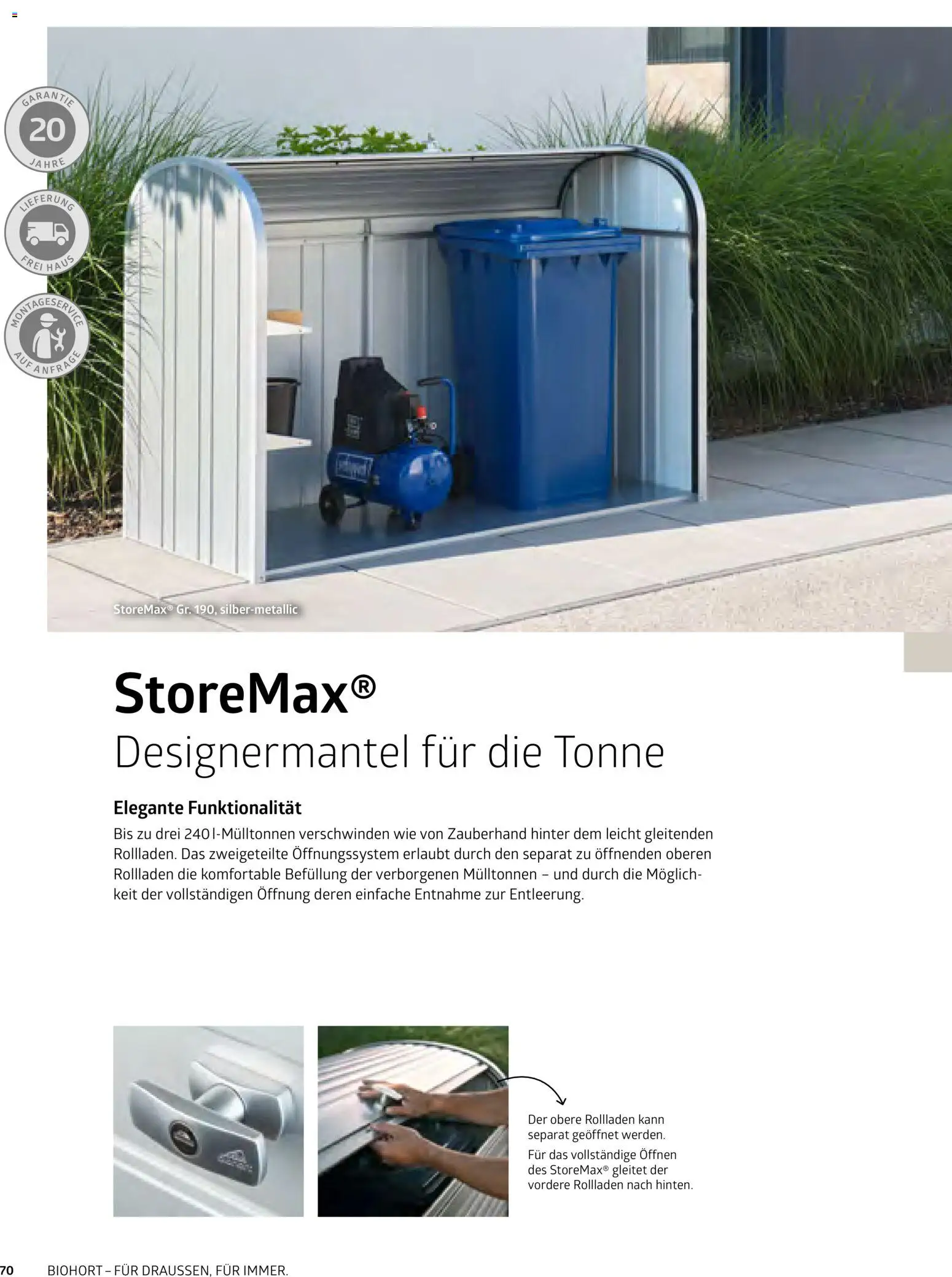 Dehner Biohort – Metall für Garten & Terrasse – gültig ab 01.01.2026 | Seite: 70