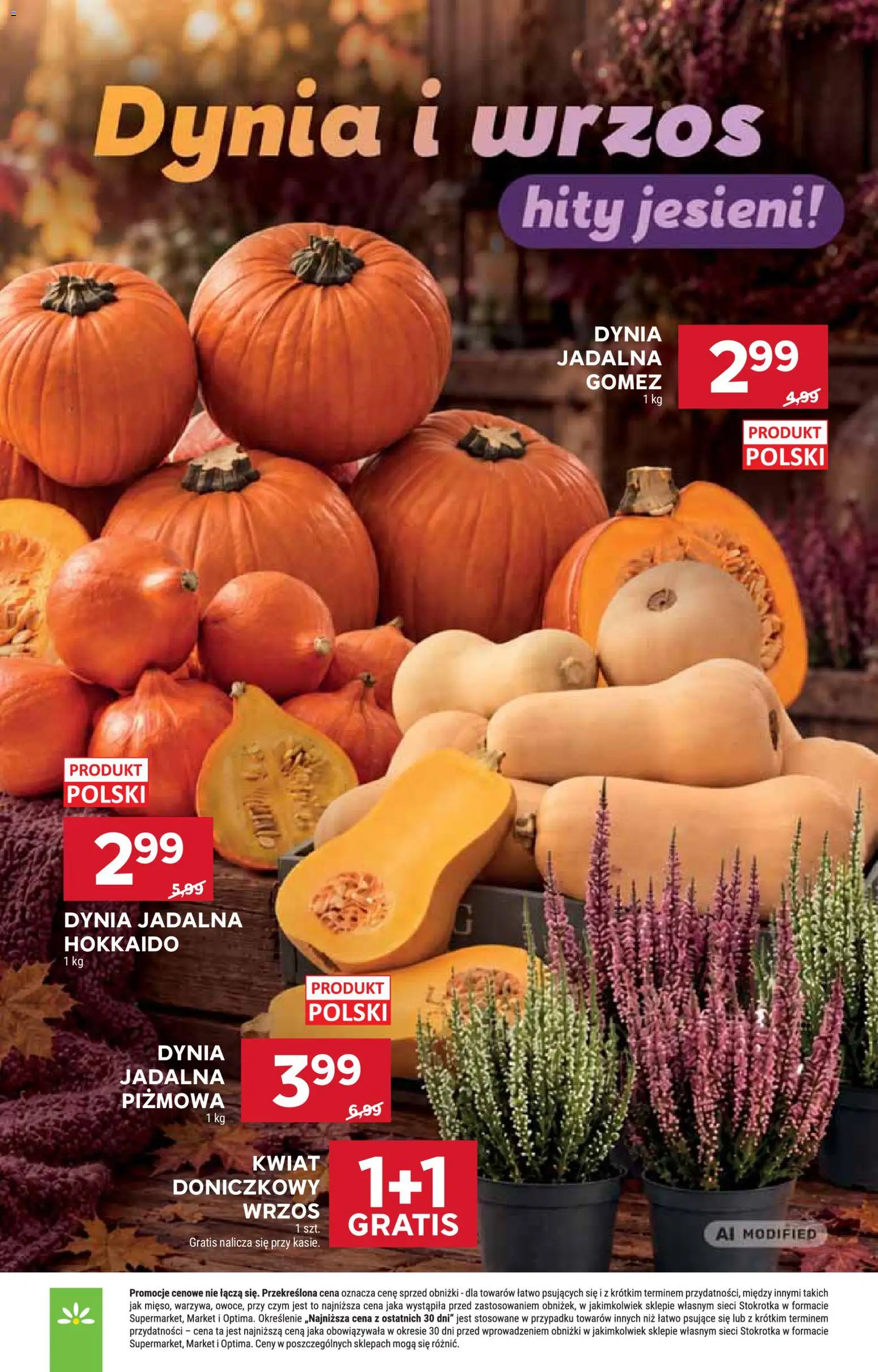 Stokrotka gazetka - Market od 17.09.2026 | Strona: 5 | Produkty: Dynia, Stokrotka, Wrzos