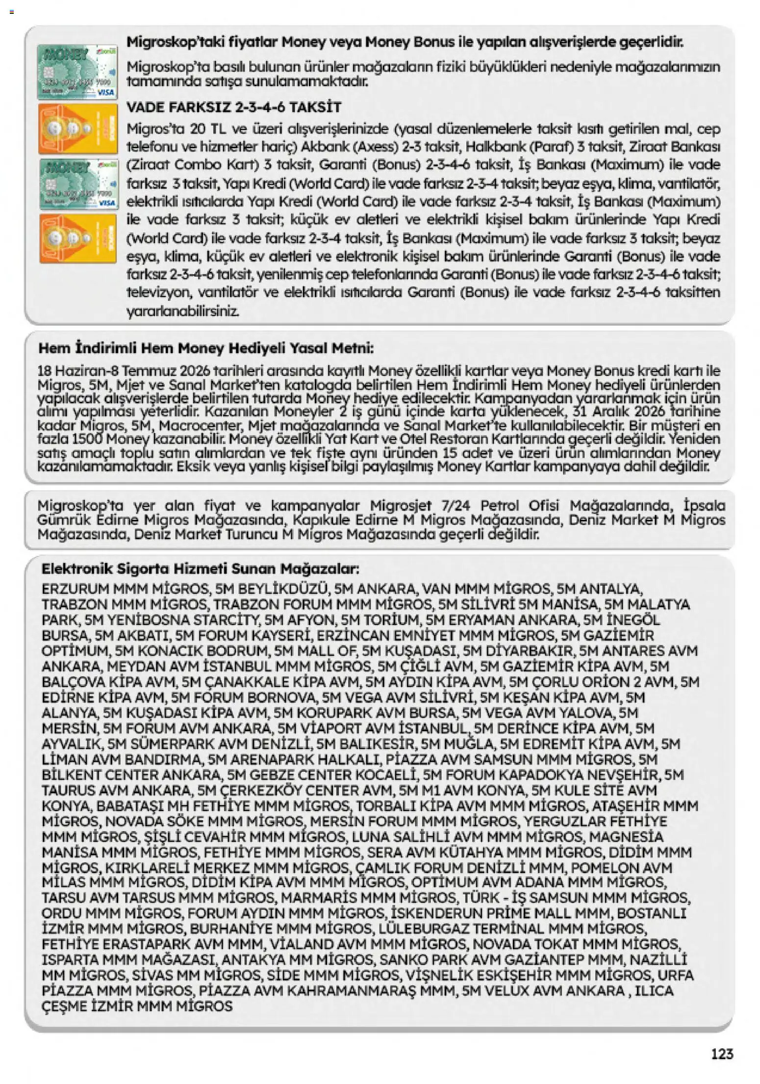 Migros Katalog - Migroskop - 18.06.2026 tarihinden itibaren geçerlidir | Sayfa: 123